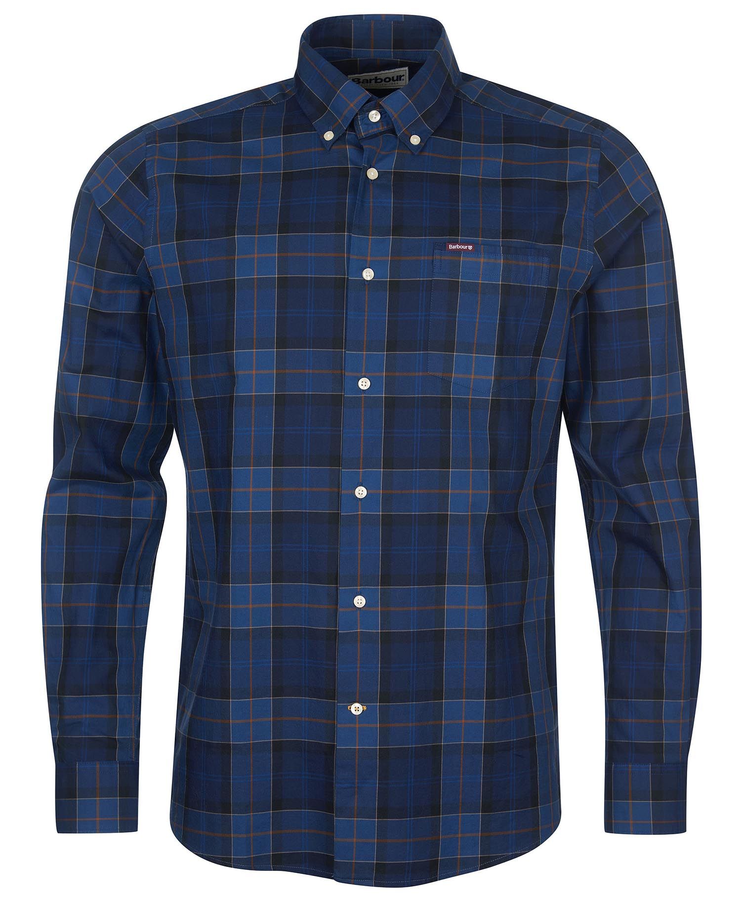 Barbour Hemd Wetheram Tailored Men's Shirts Red | 078123-XMT