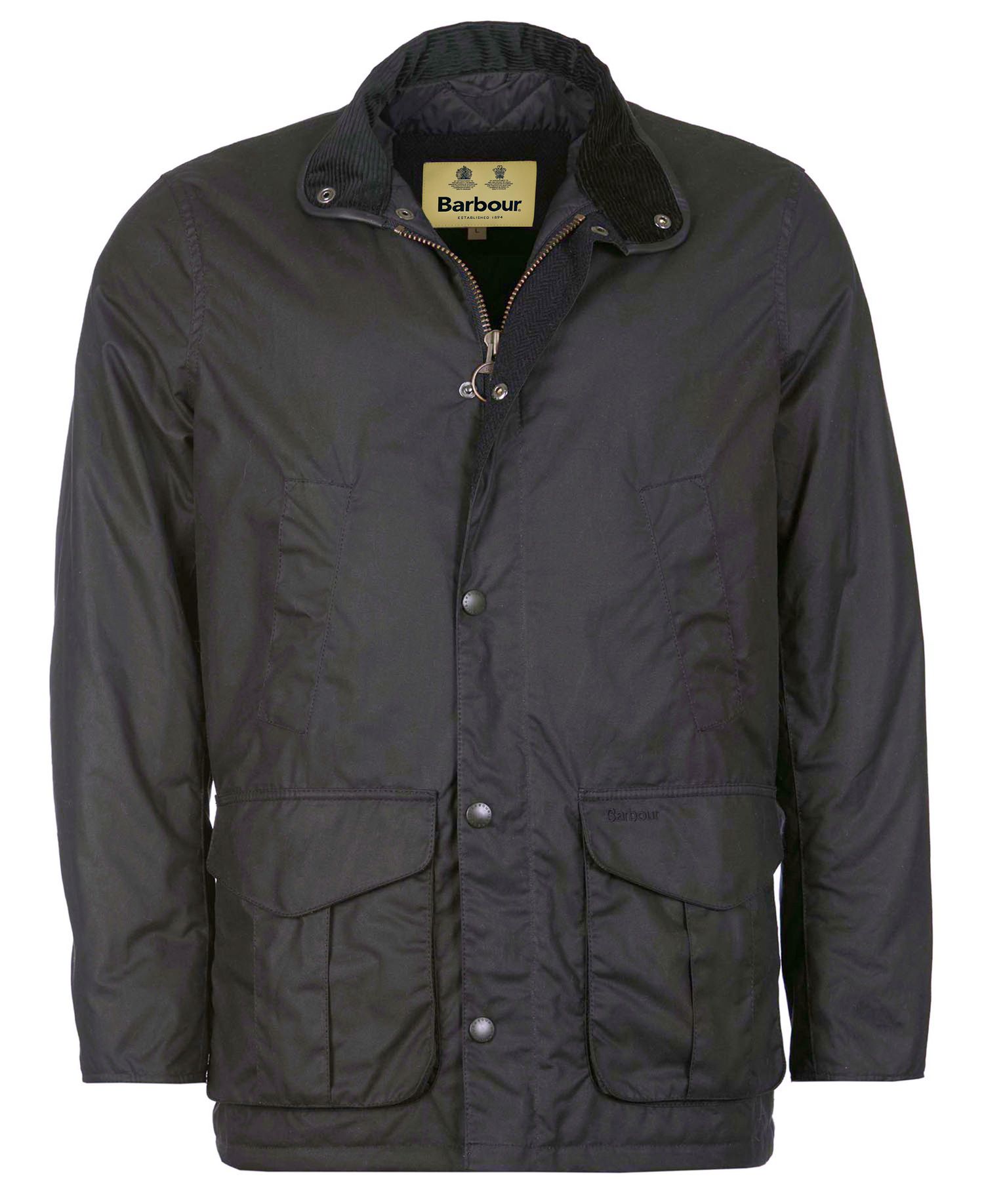 Barbour Hereford Men's Waxed Jackets Olive | 760921-RLQ