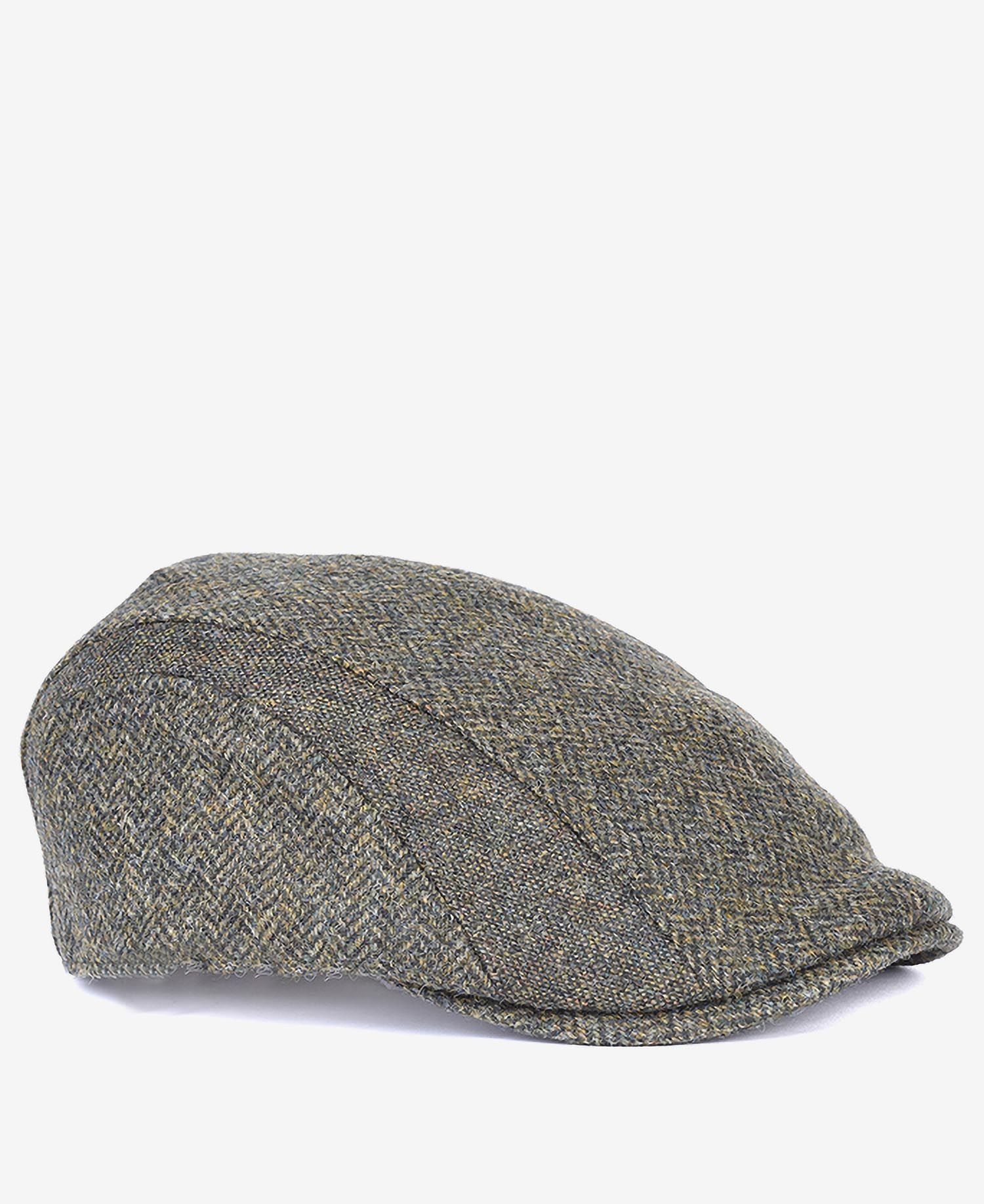 Barbour Herringbone Tweed Men\'s Hats Olive | 583670-YCS