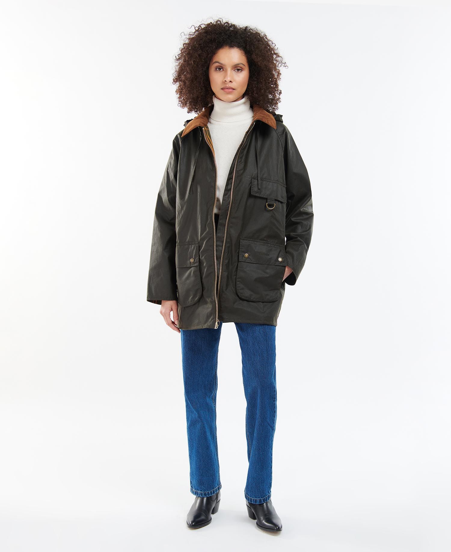 Barbour Highclere Women's Waxed Jackets Navy | 729310-IXK