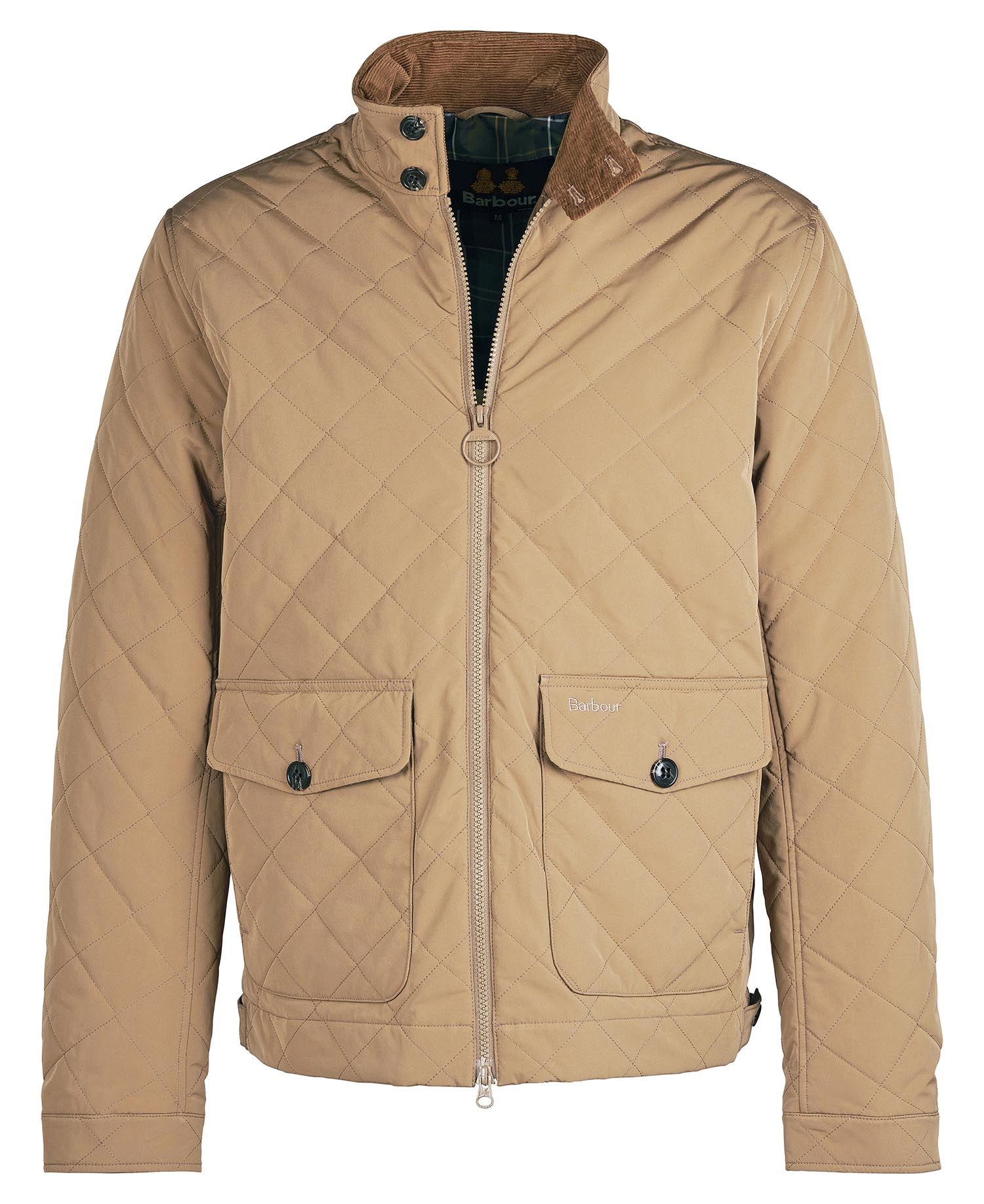 Barbour Hitchen Men's Quilted Jackets Brown / Grey | 027586-AQZ