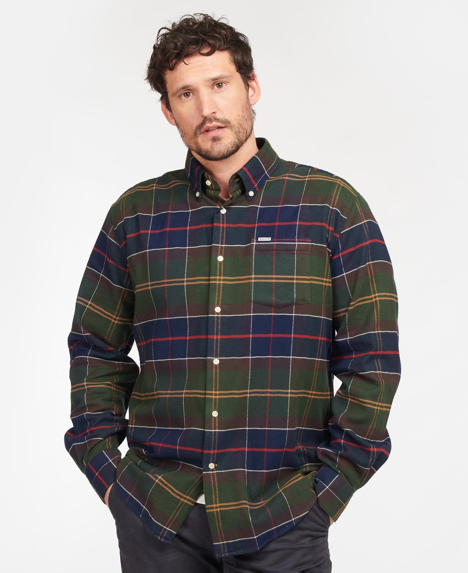 Barbour Hogside Tartan Regular Fit Men\'s Shirts Multicolor | 735624-KIX