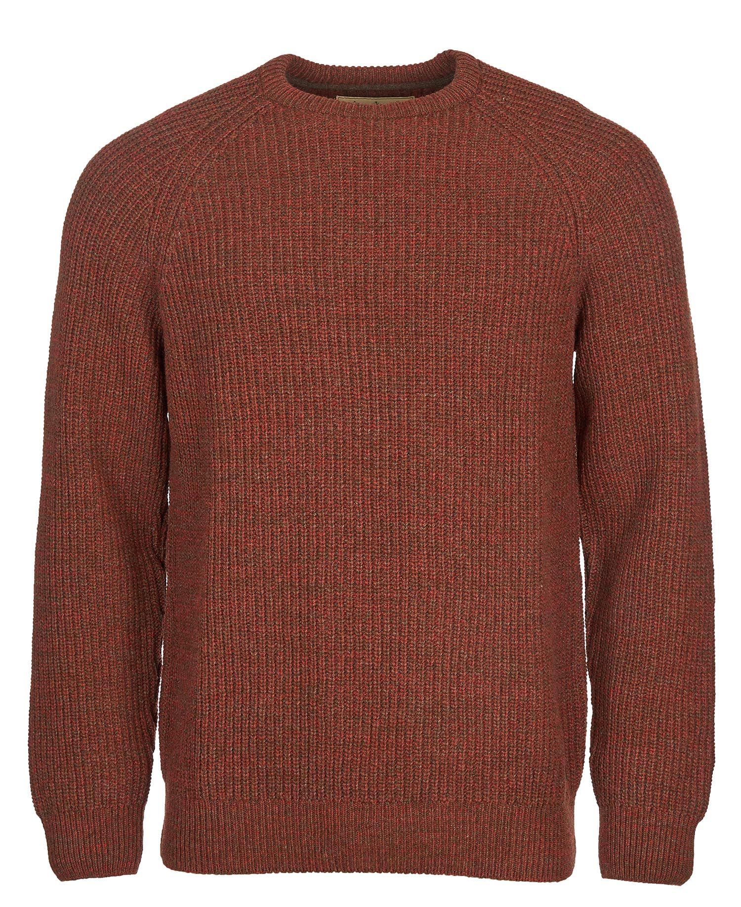 Barbour Horseford Crew Knit Men's Sweaters Brown | 782540-JBZ