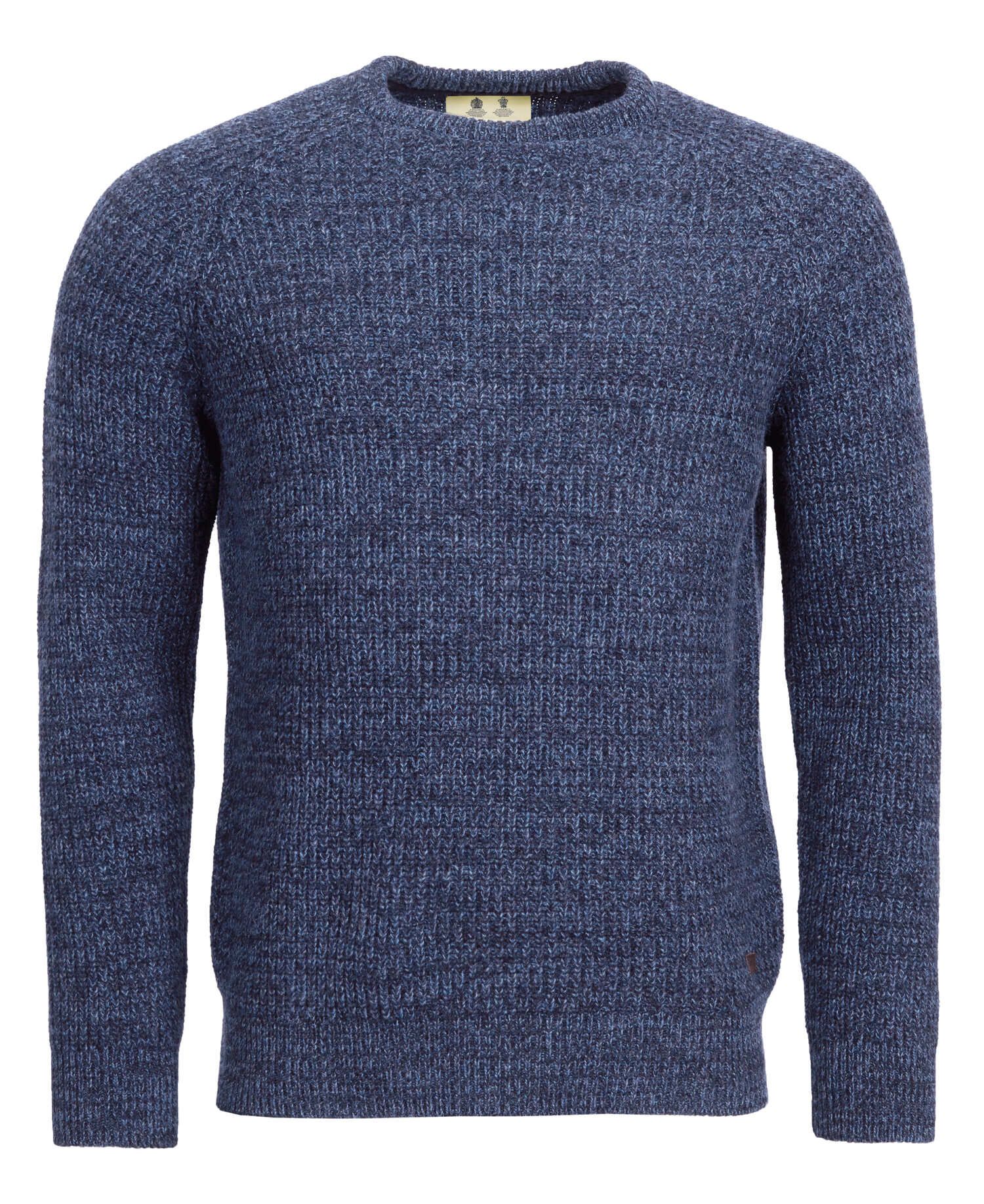 Barbour Horseford Crew Neck Men's Sweaters Navy | 609438-MXQ