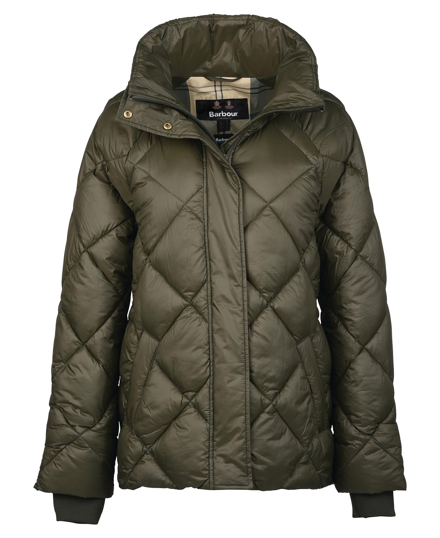 Barbour Hoxa Women's Quilted Jackets Olive | 894162-UZB