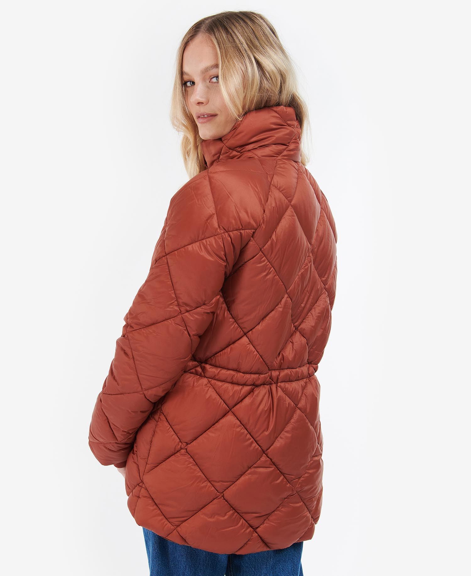 Barbour Hoxa Women's Quilted Jackets Red | 923104-JGN