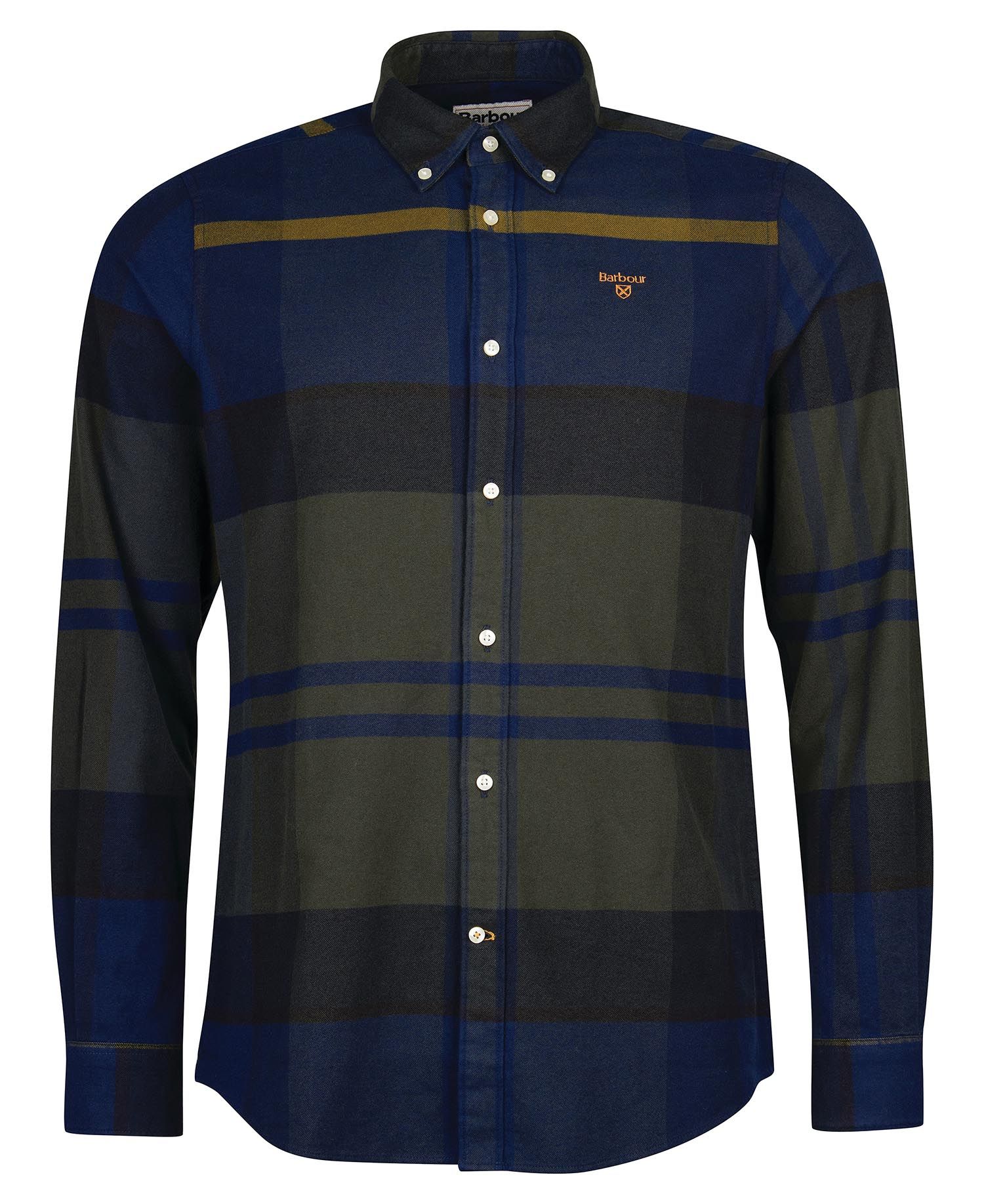 Barbour Iceloch Tailored Men's Shirts Navy | 814537-VHY