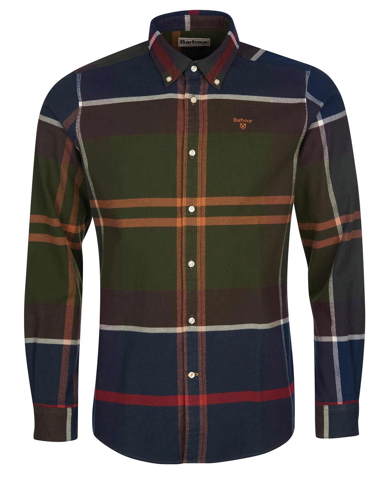 Barbour Iceloch Tailored Men's Shirts Red | 153240-WKJ