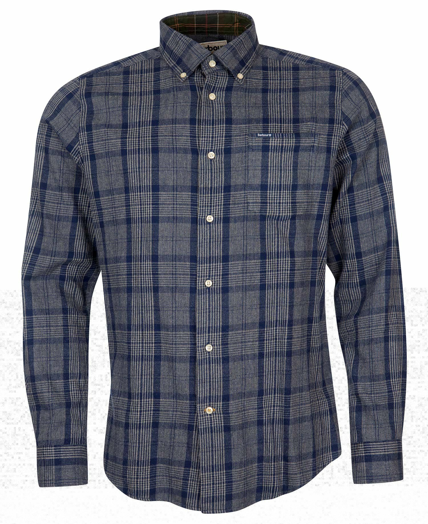 Barbour Inverbeg Tailored Men's Shirts Navy | 072931-YHI