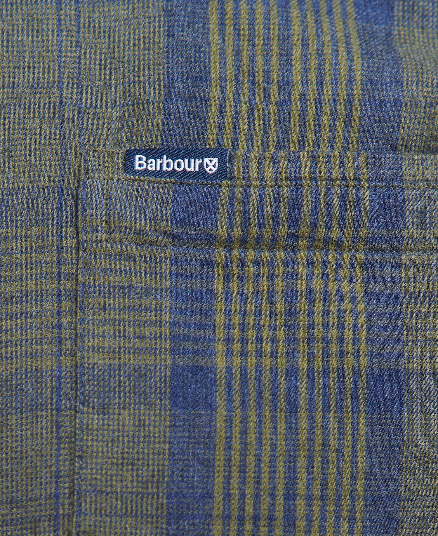 Barbour Inverbeg Tailored Men's Shirts Olive | 290684-BSZ