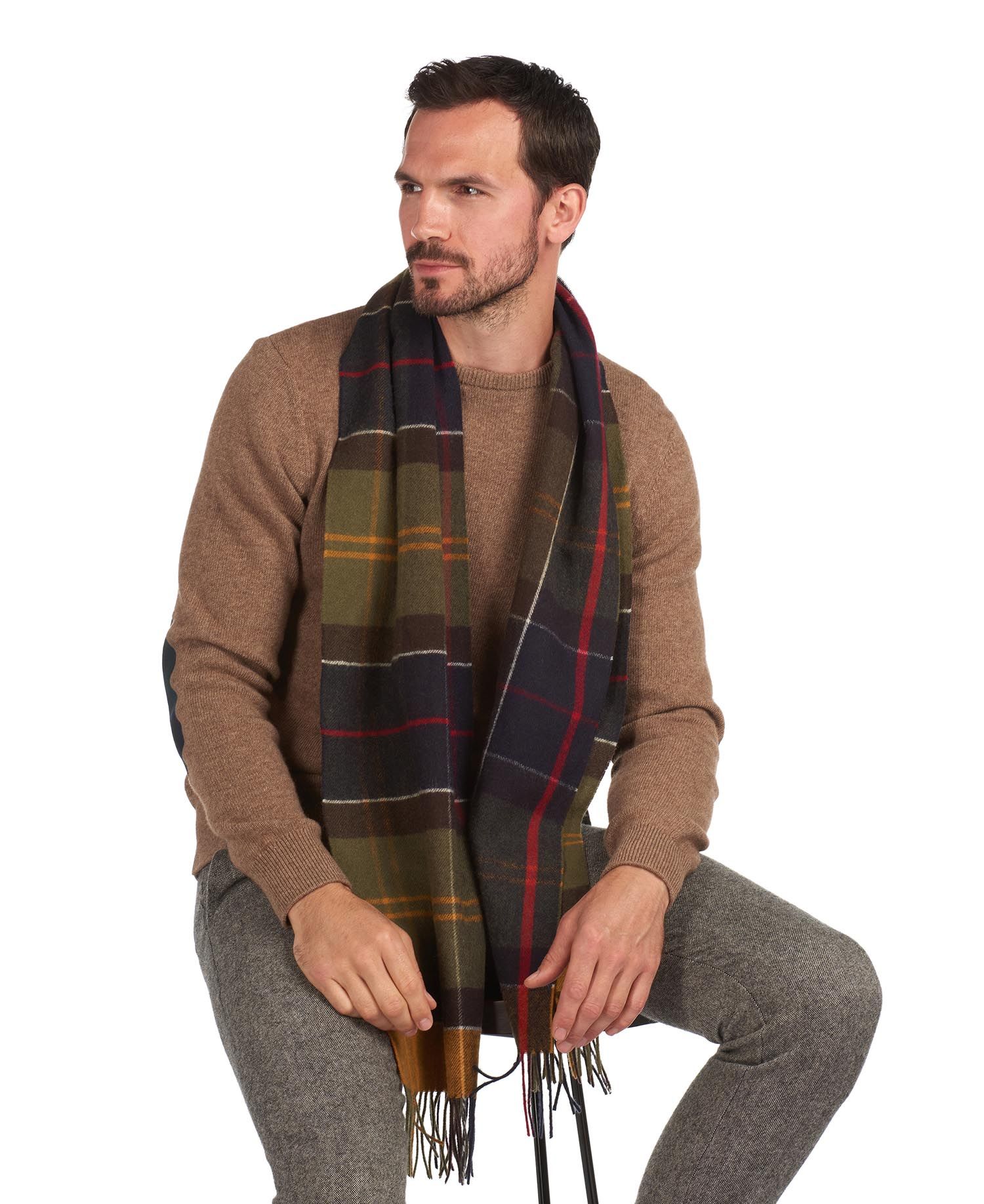 Barbour Inverness Tartan Men's Scarves Multicolor | 829430-NAH