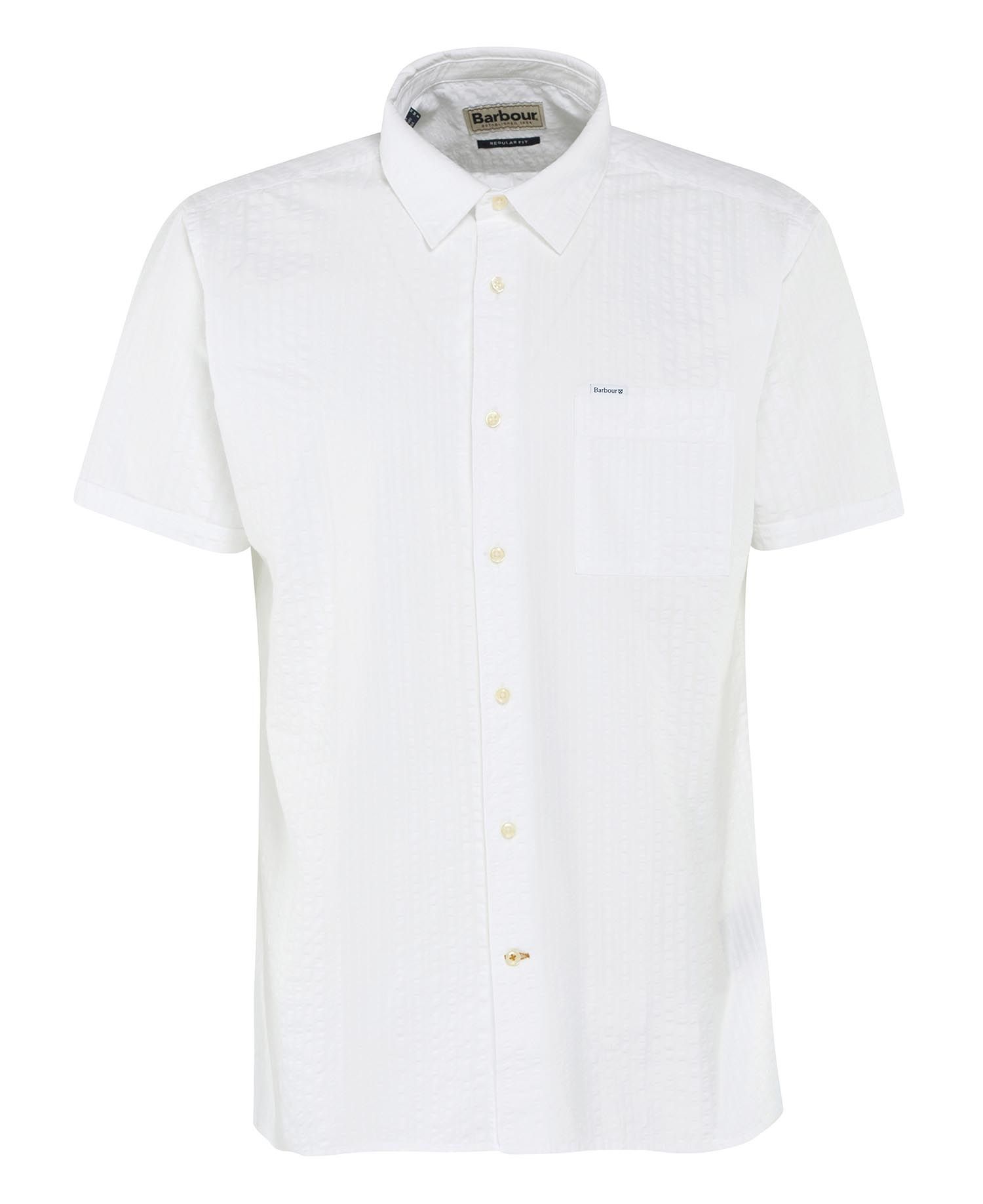 Barbour Irregular Stripe Summer Men's Shirts White | 521307-QWT