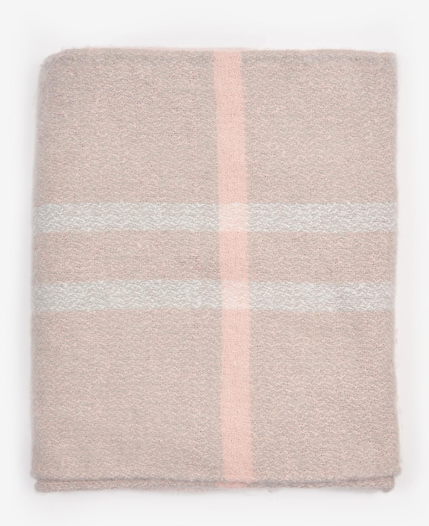 Barbour Isla Boucle Serape Women's Scarves Pink / Grey | 412830-VUE