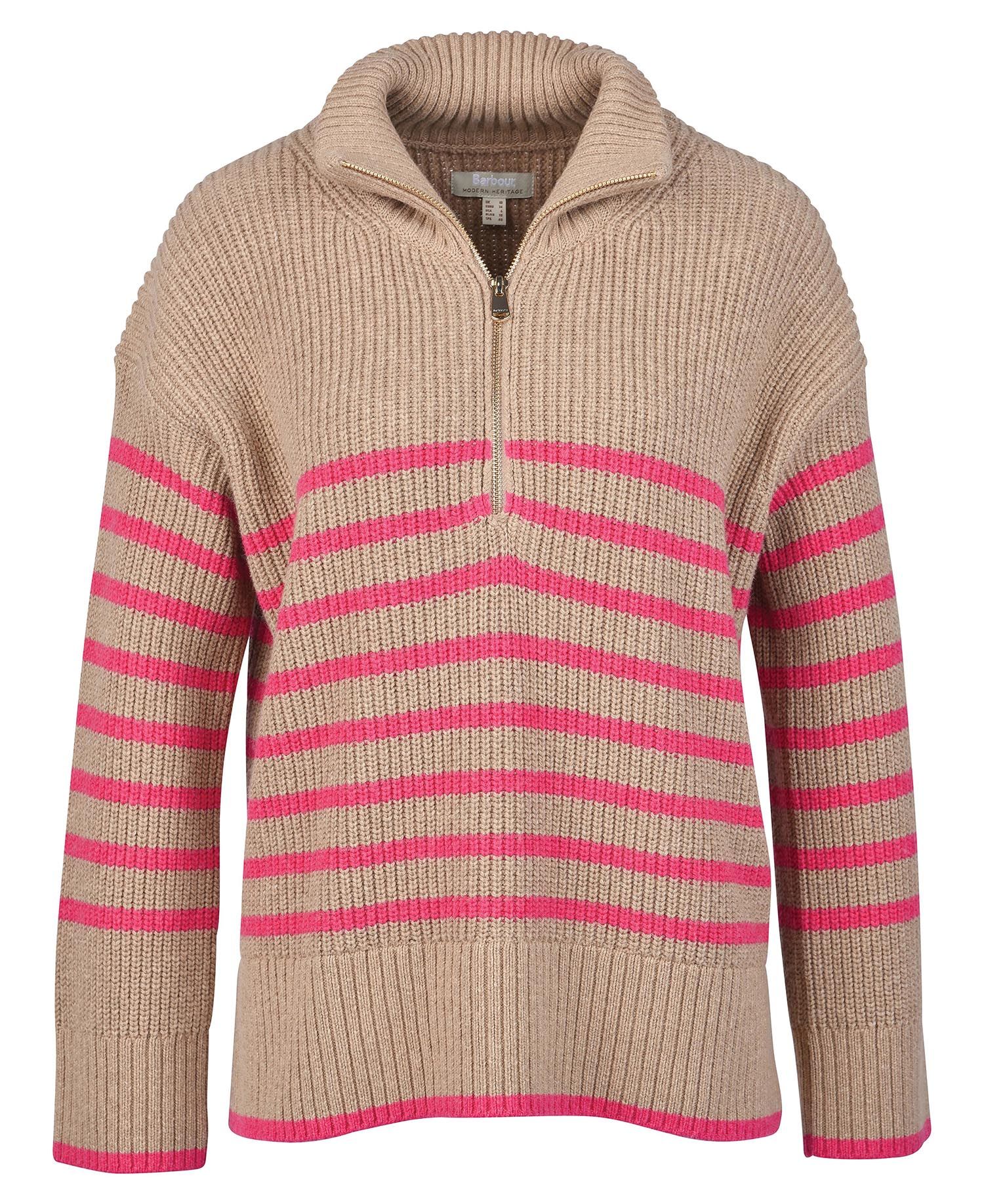 Barbour Jemima Knit Women's Sweatshirts Brown | 831459-BVF