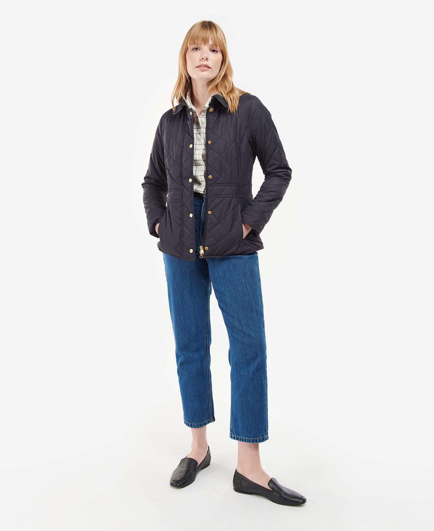 Barbour Jemima Women's Quilted Jackets Navy | 392574-OLX