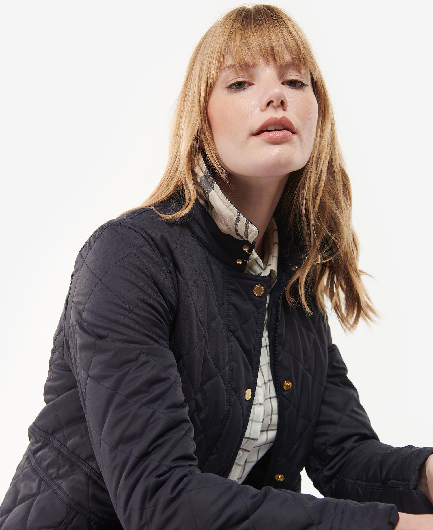 Barbour Jemima Women's Quilted Jackets Navy | 392574-OLX