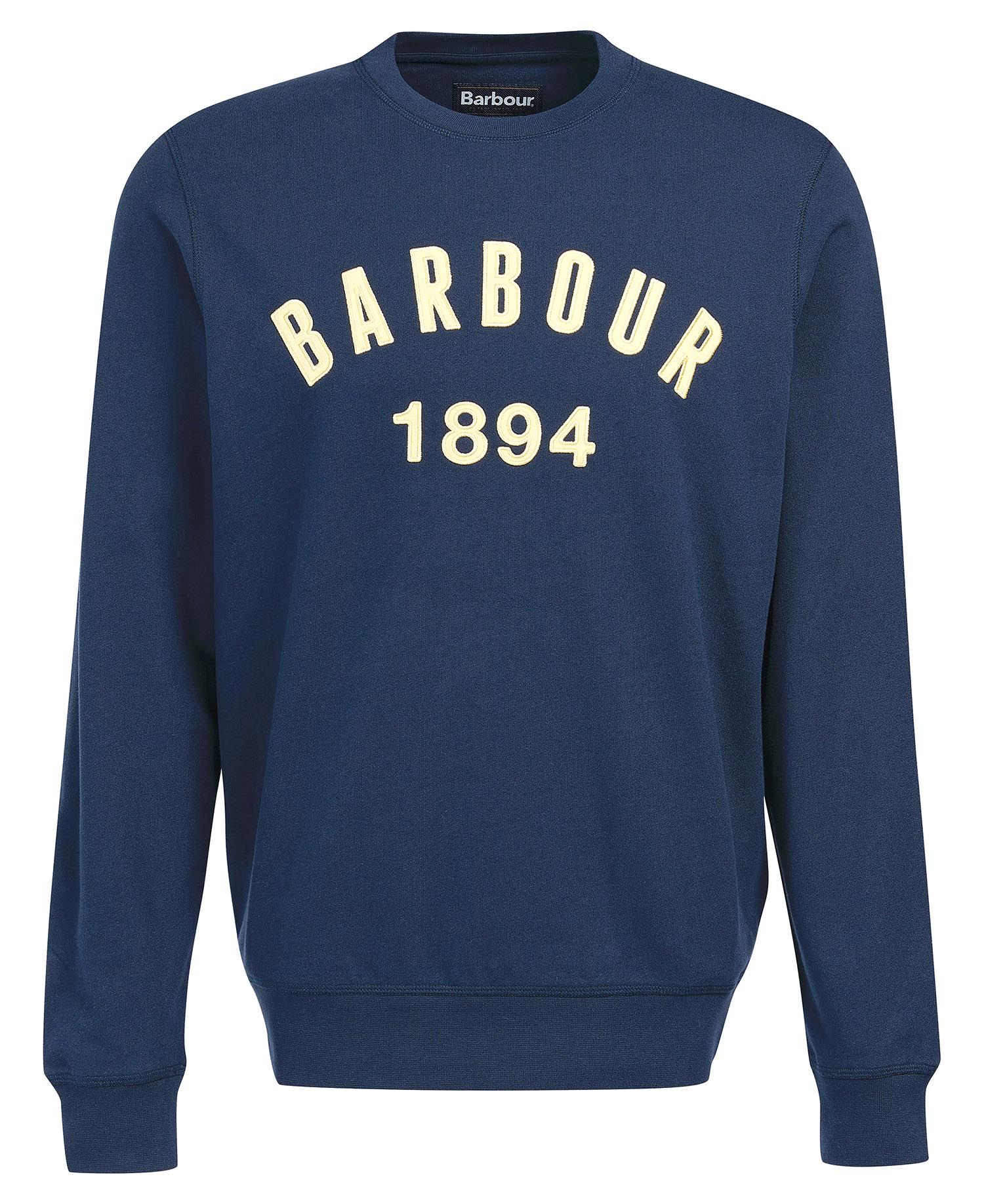 Barbour John Crew Men's Sweatshirts Navy | 402819-MIZ