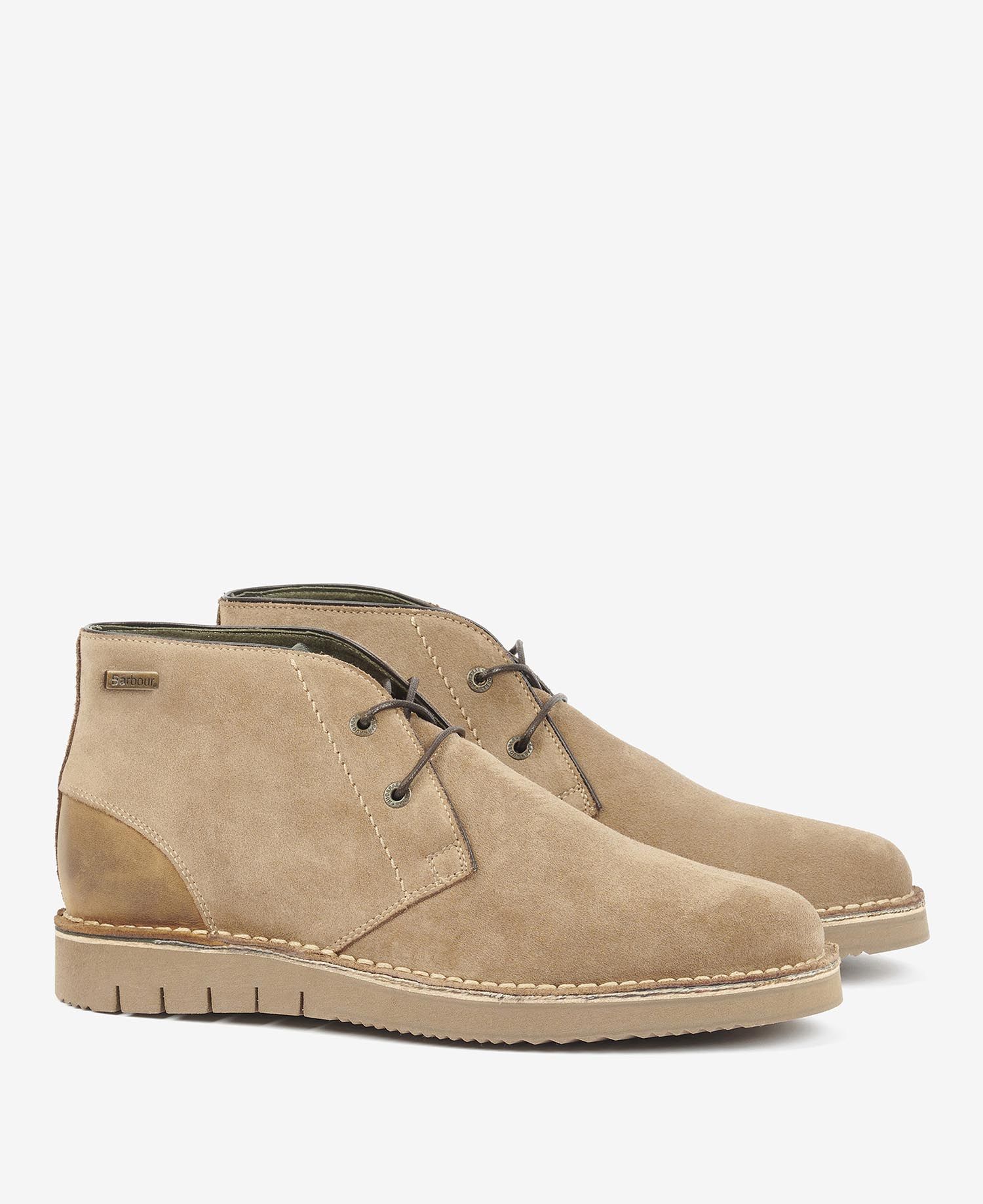 Barbour Kent Desert Men's Boots Khaki | 194387-KBD