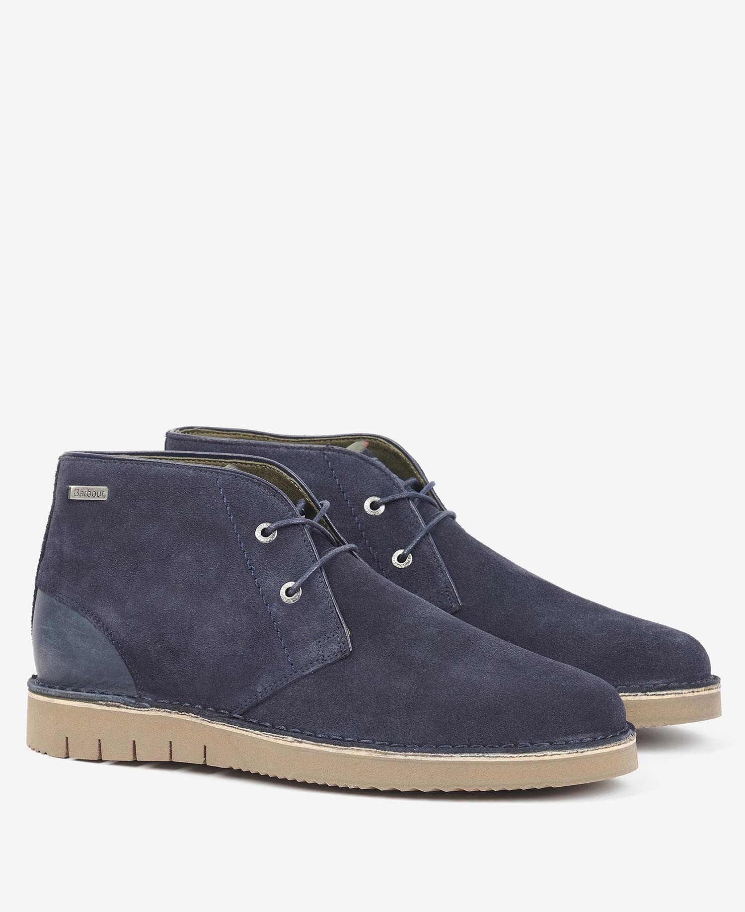 Barbour Kent Desert Men's Boots Navy | 721358-NCD