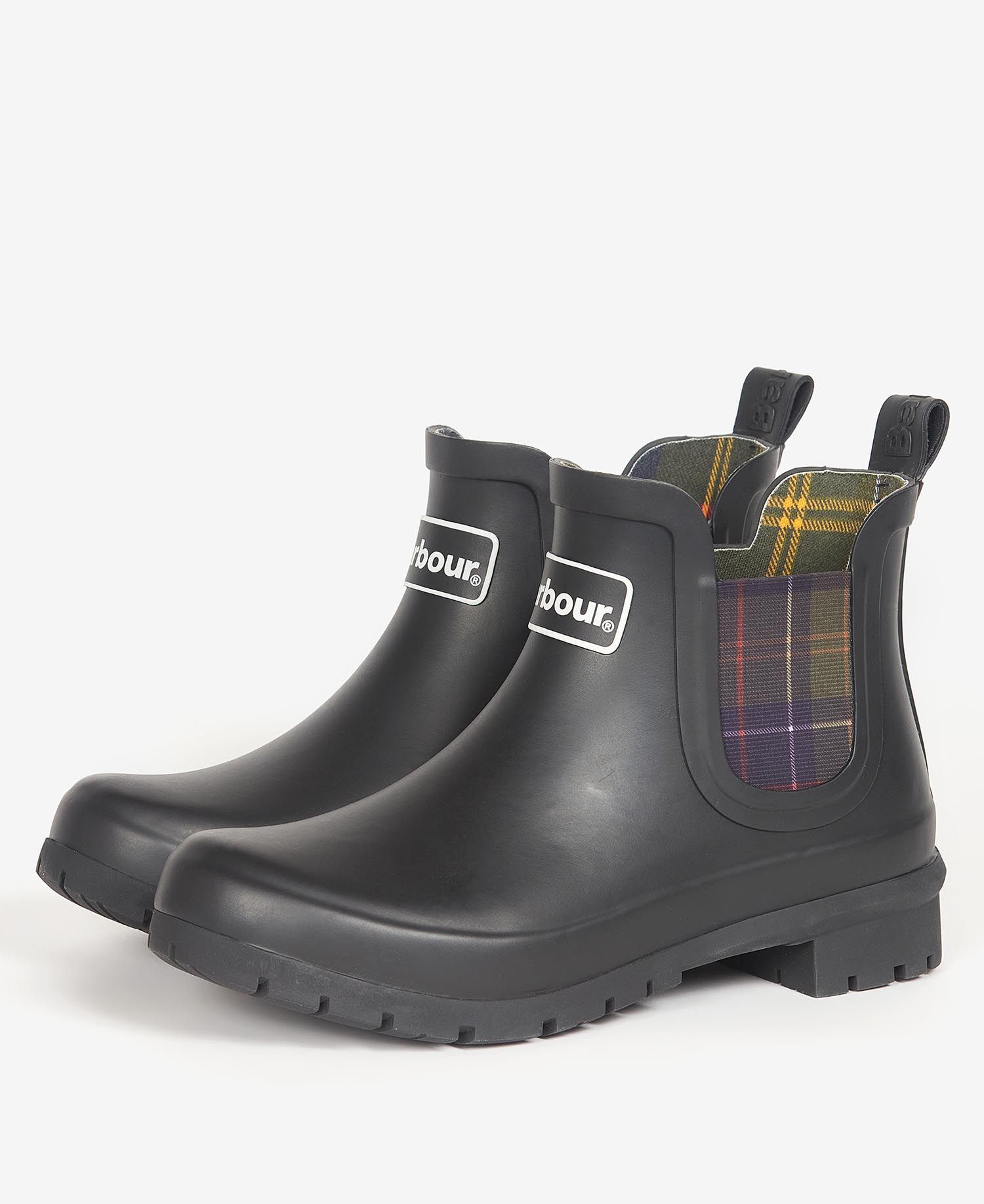 Barbour Kingham Wellingtons Women's Rain Boots Black | 086325-PGR