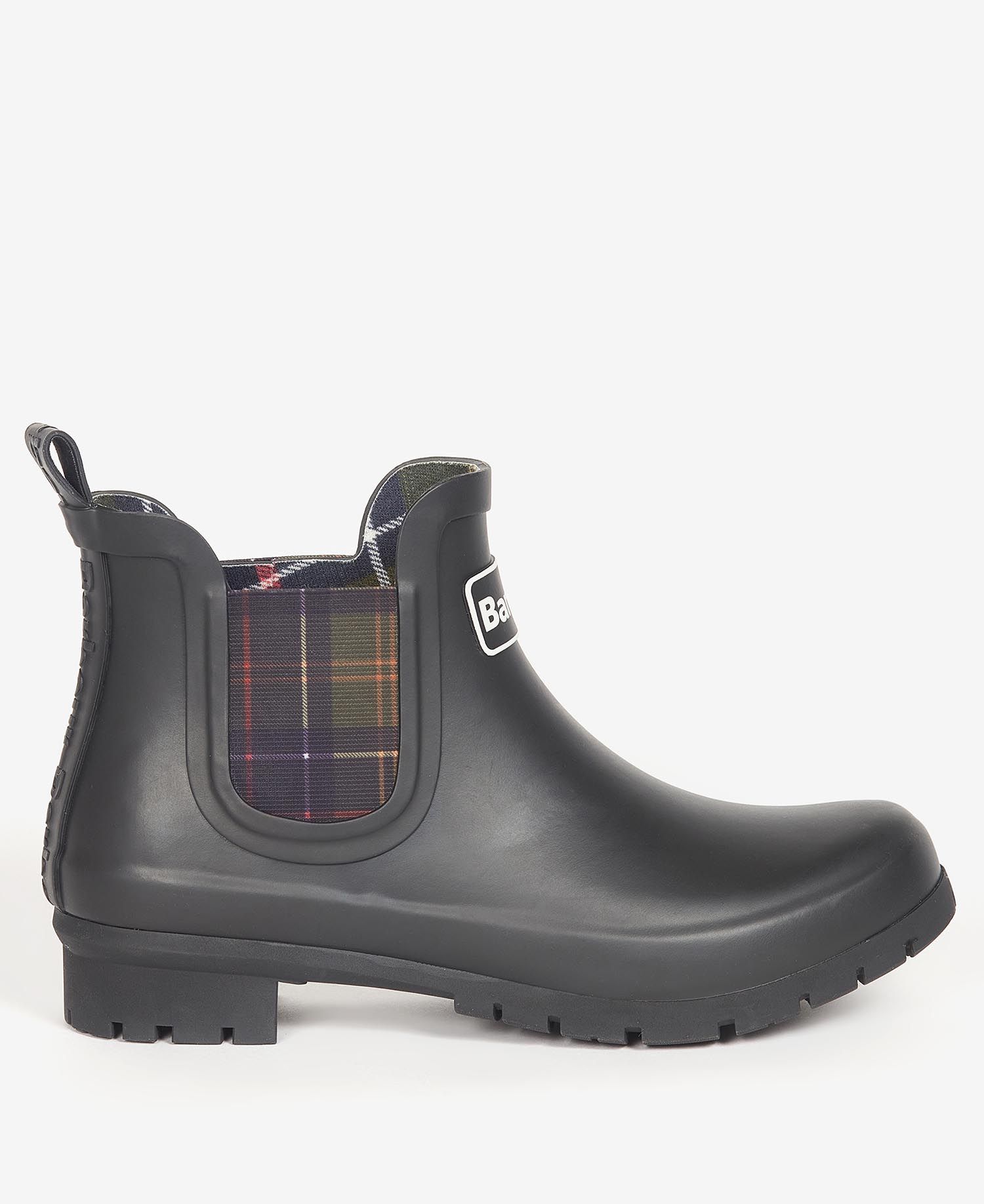 Barbour Kingham Wellingtons Women\'s Rain Boots Black | 086325-PGR