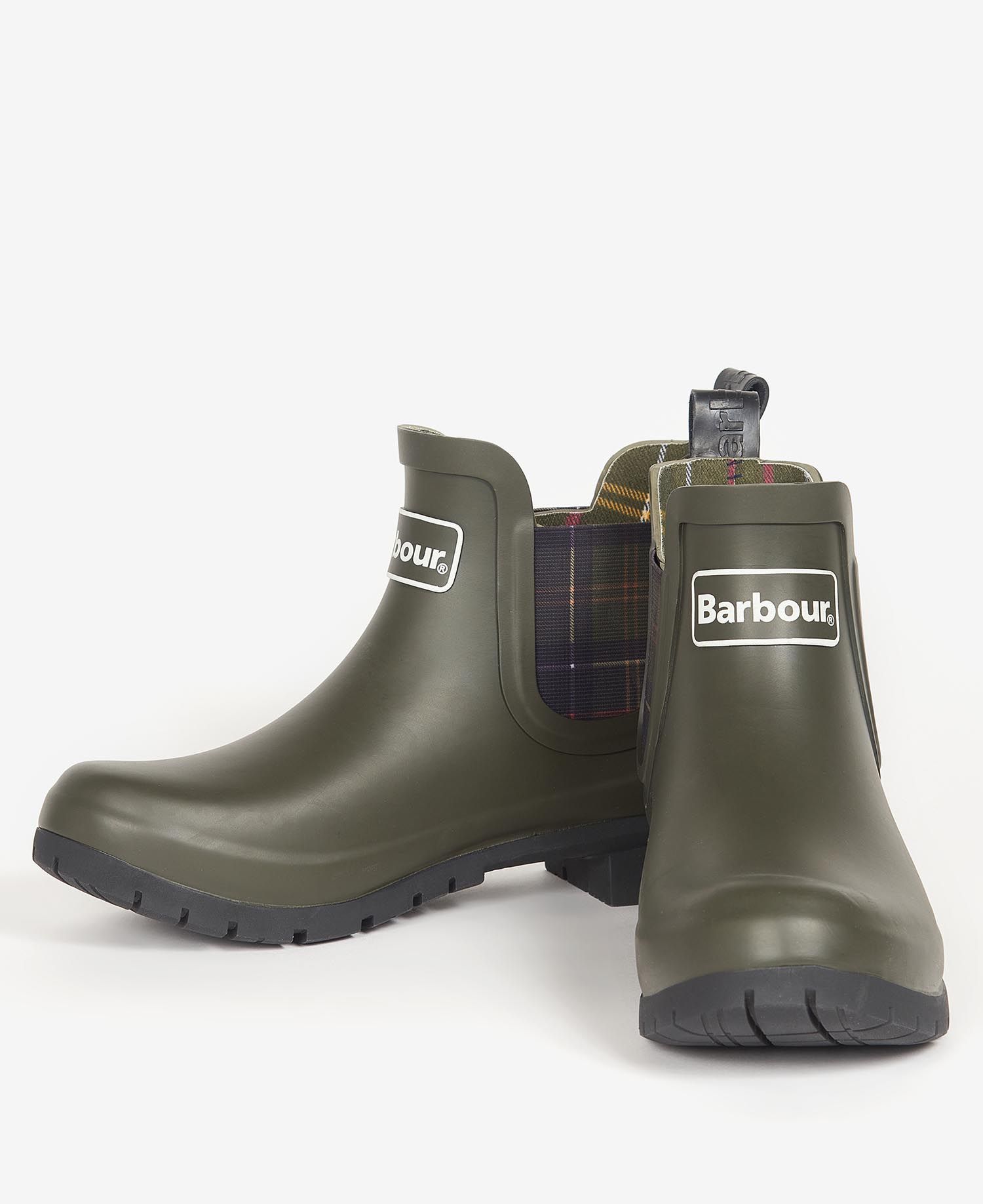 Barbour Kingham Wellingtons Women's Rain Boots Black | 460589-ZKB