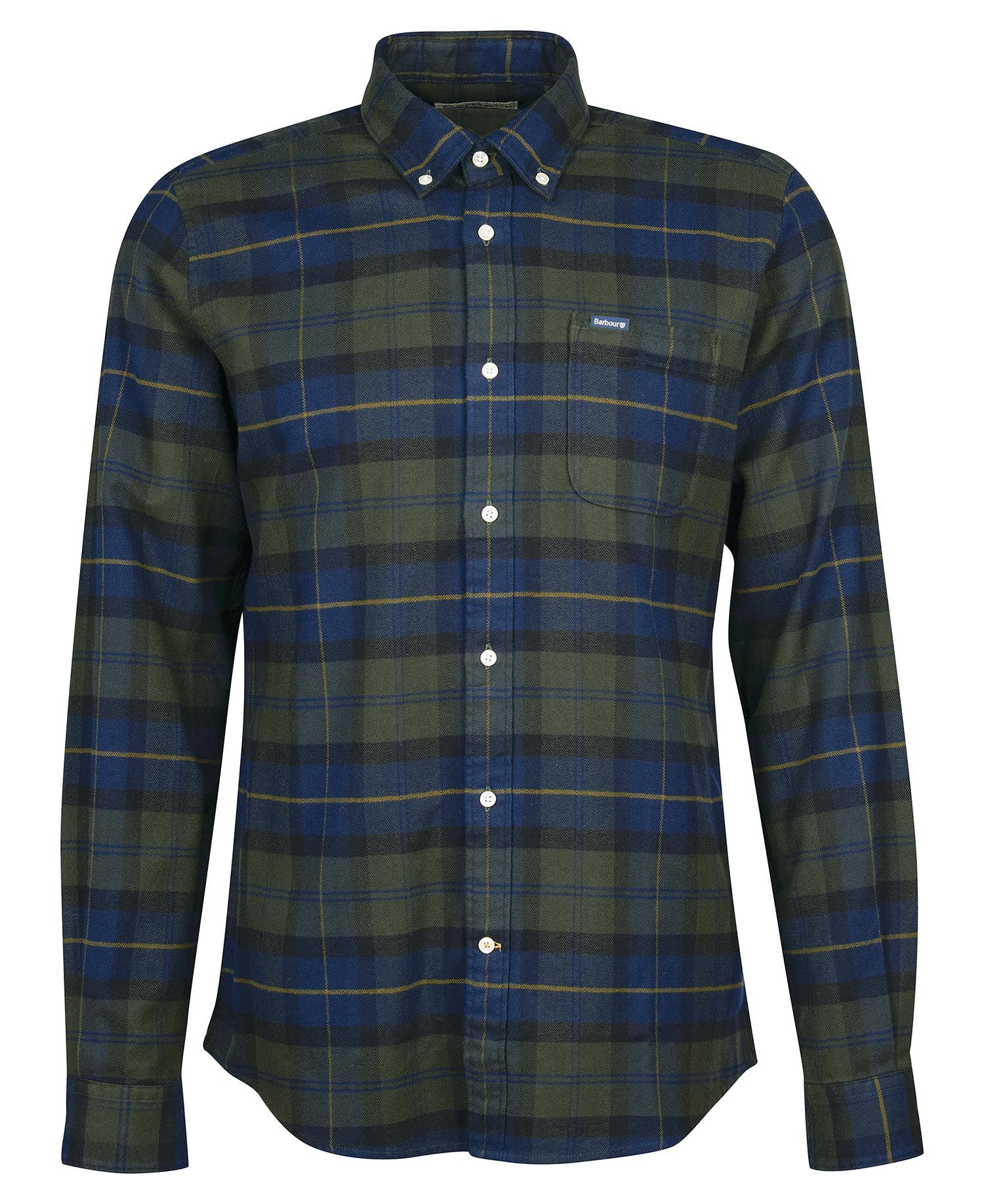 Barbour Kyeloch Tailored Men's Shirts Olive | 362174-KHP