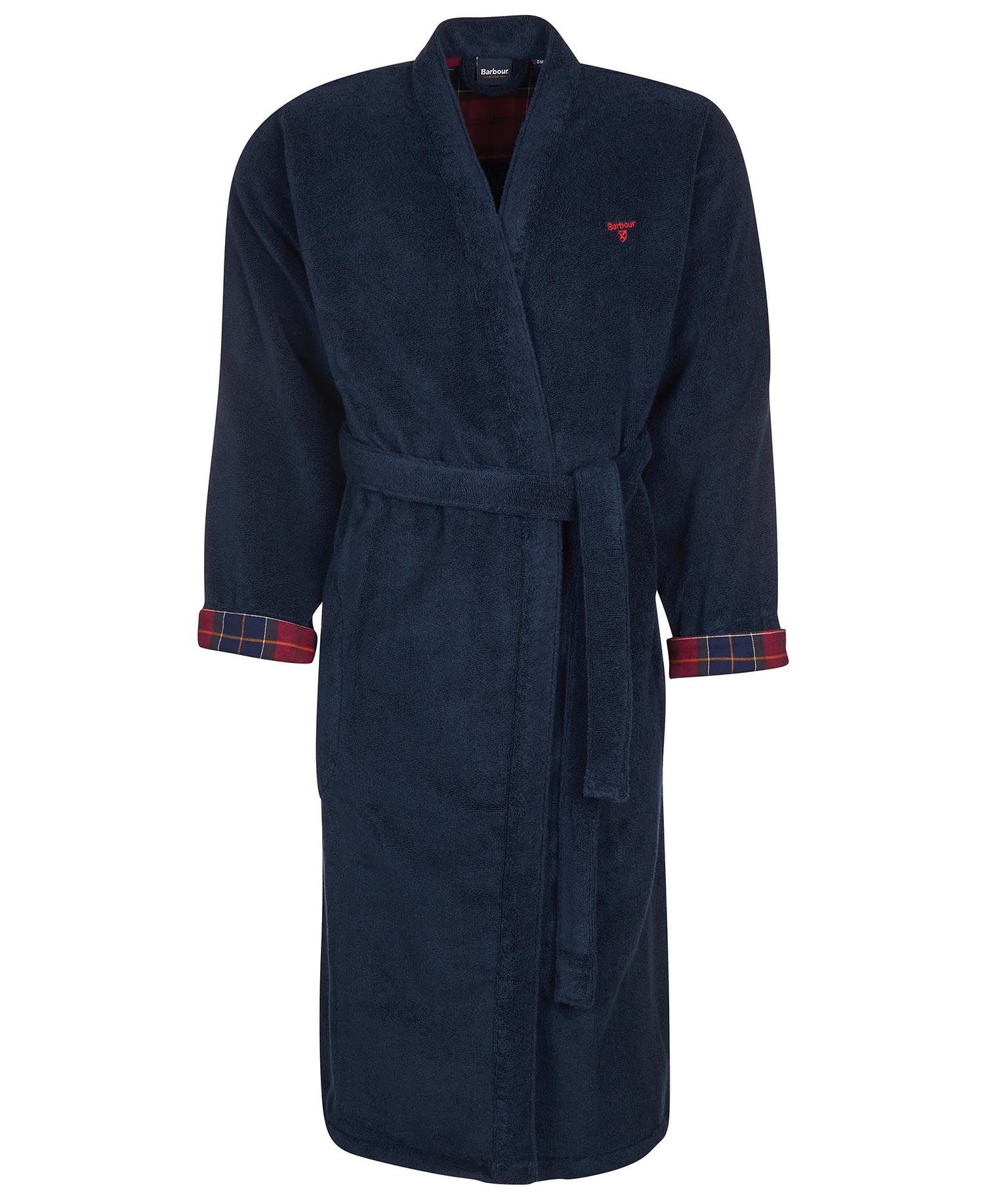 Barbour Lachlaning Gown Men's Nightwear Grey | 658429-FMR