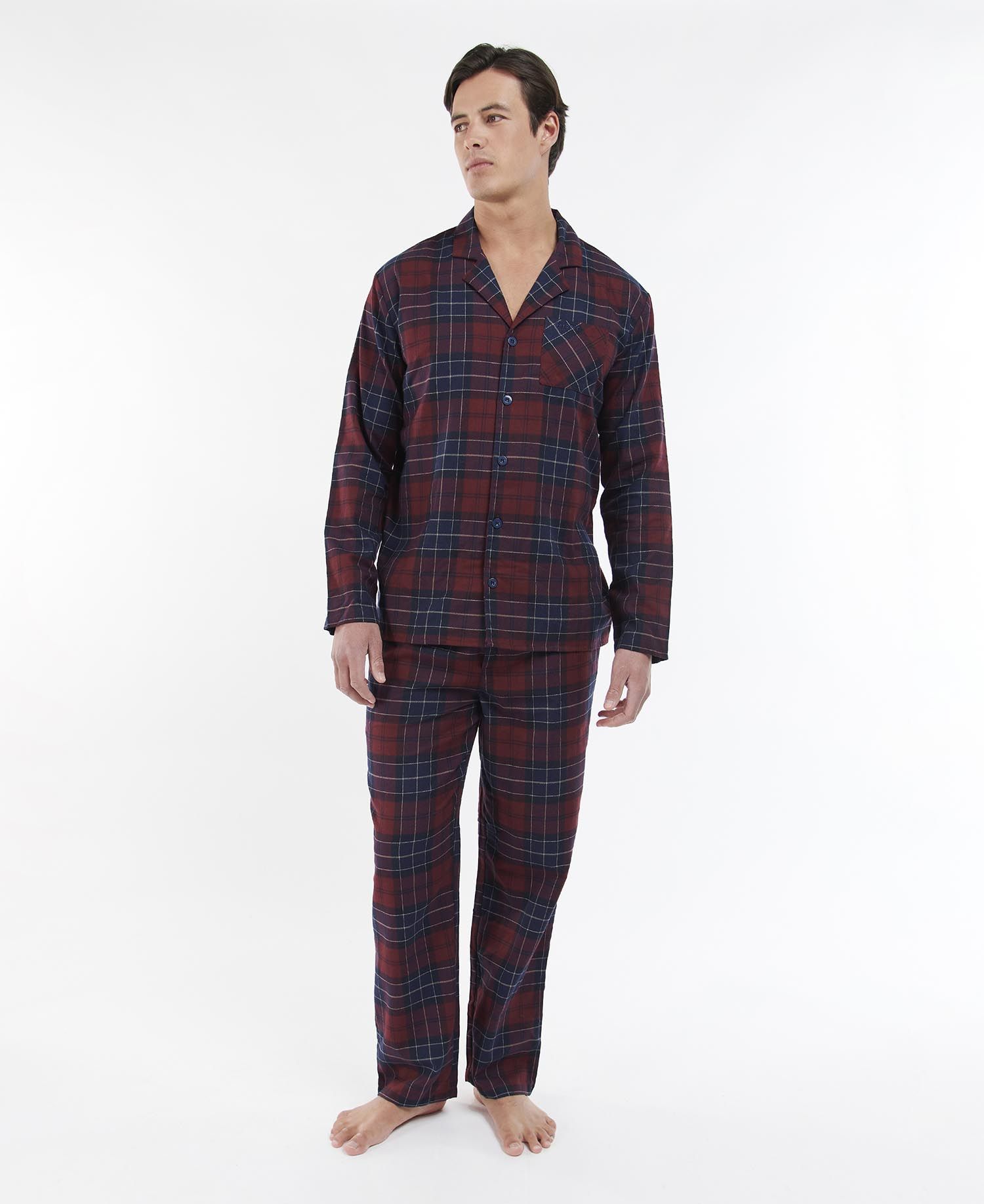 Barbour Laith Men's Nightwear Dark Brown | 937642-WUX