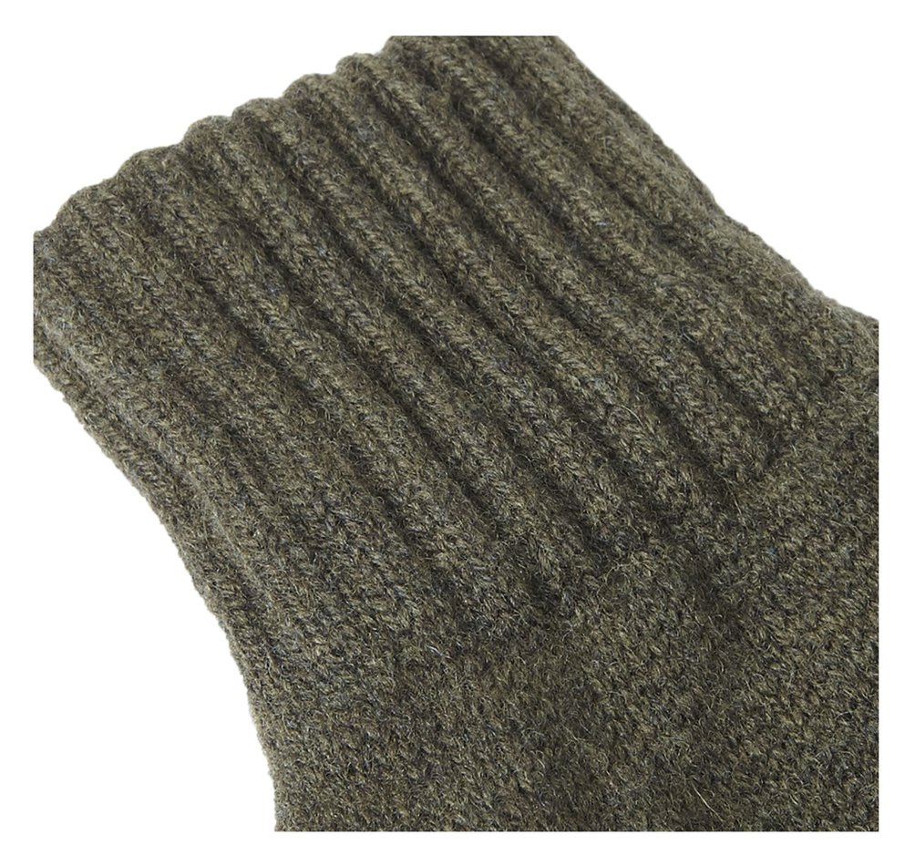 Barbour Lambswool Men's Gloves Olive | 537209-GXT