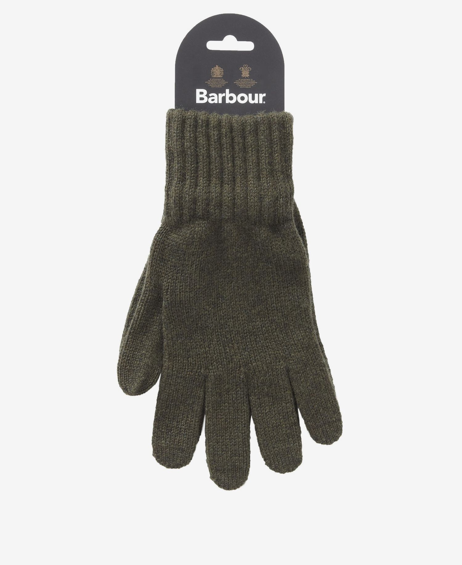 Barbour Lambswool Men's Gloves Olive | 537209-GXT