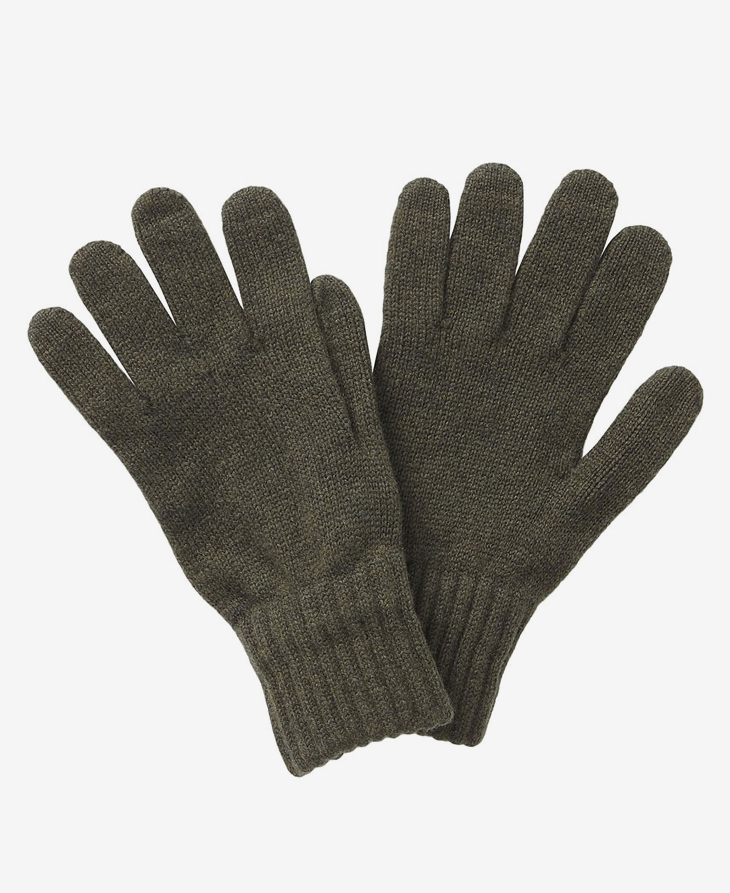 Barbour Lambswool Men\'s Gloves Olive | 537209-GXT