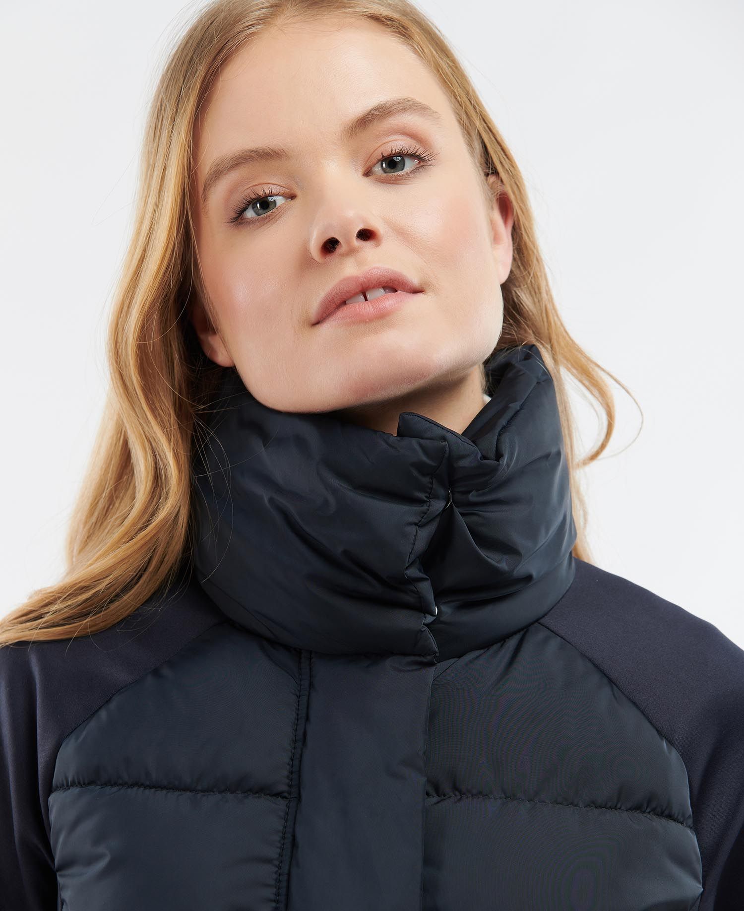 Barbour Langford Women's Casual Jackets Navy | 094857-HVD