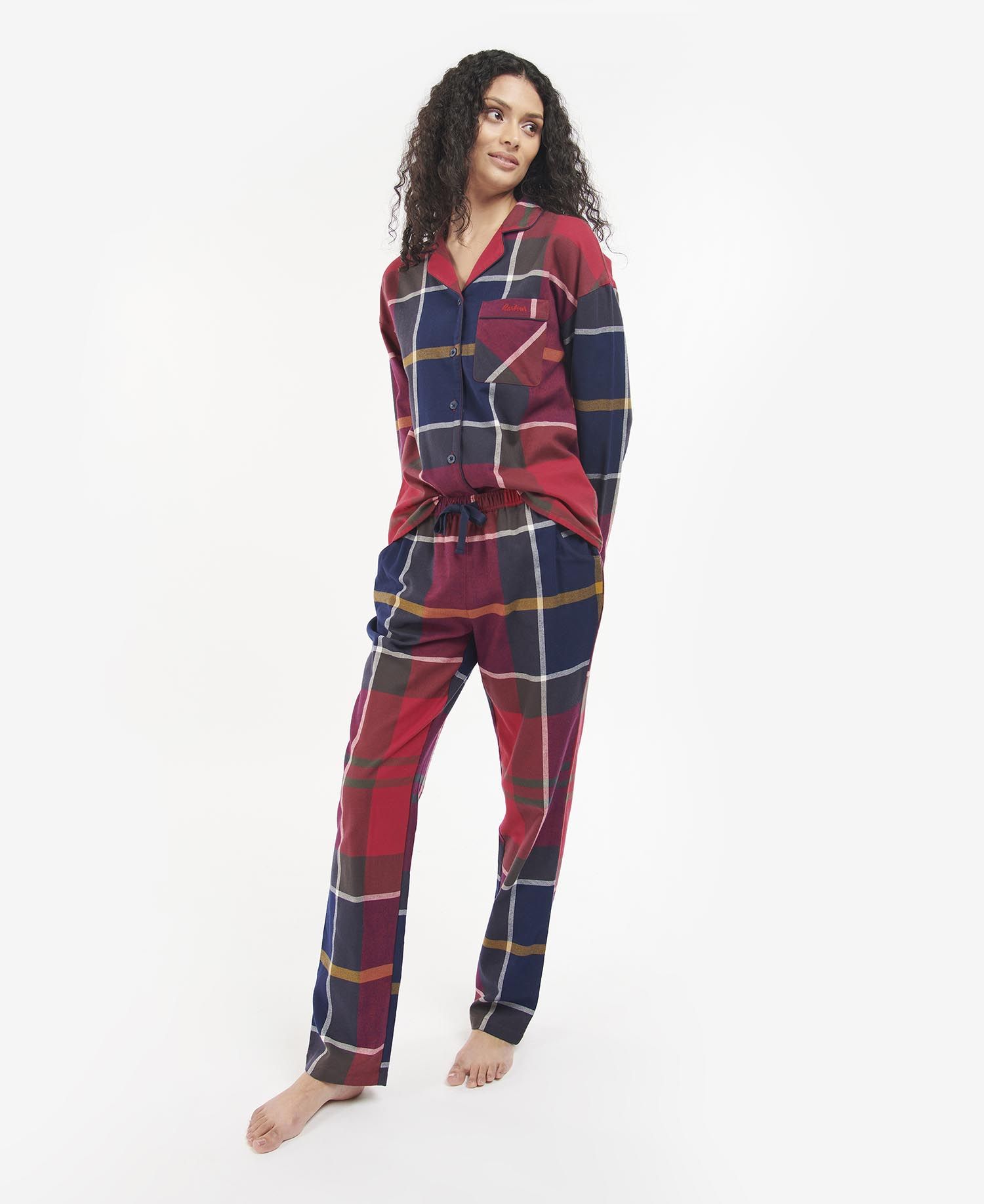 Barbour Large Scale Ellery Women's Nightwear Red | 938541-RAB