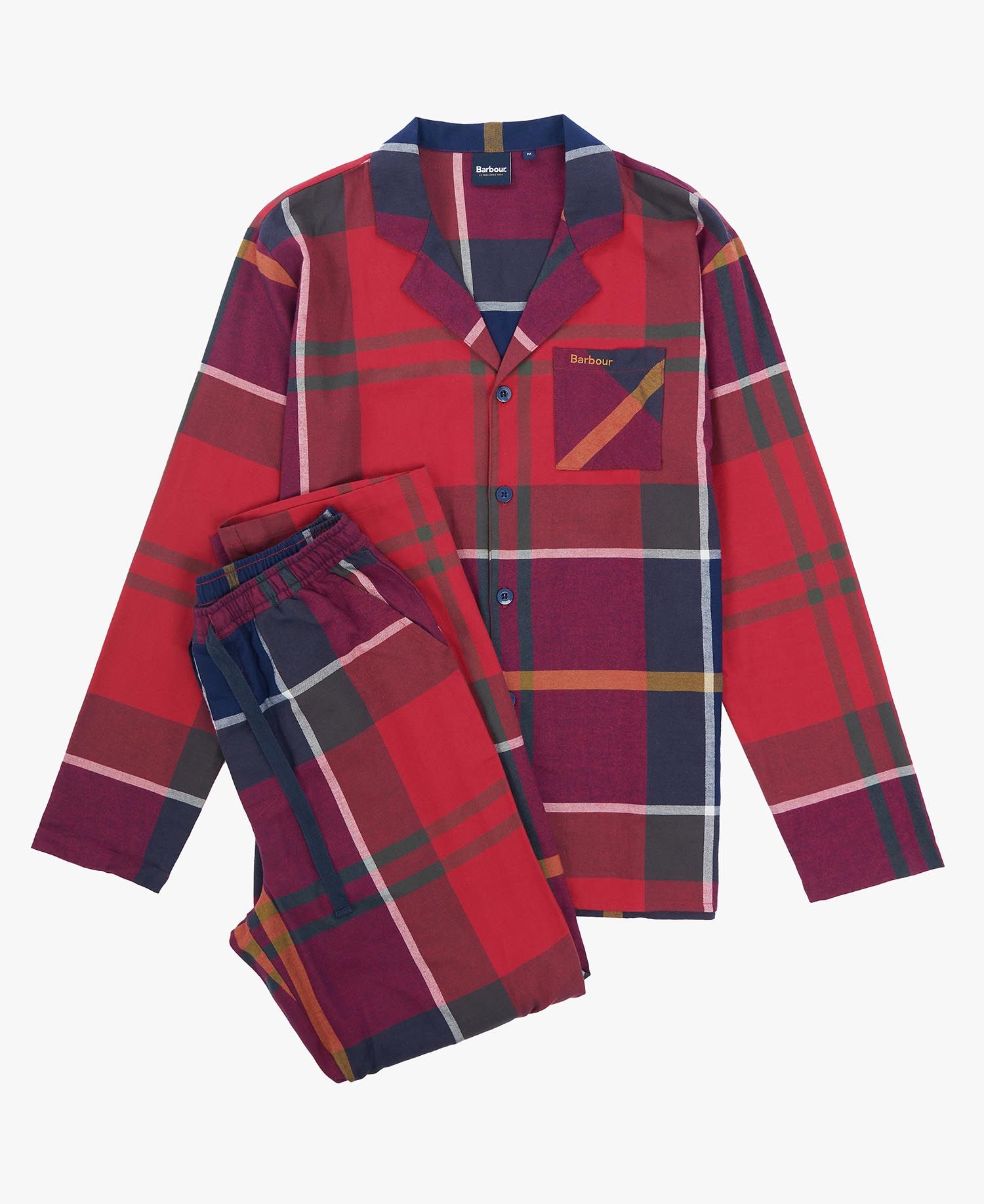 Barbour Large Scale Laith Men's Nightwear Red | 801457-OMW