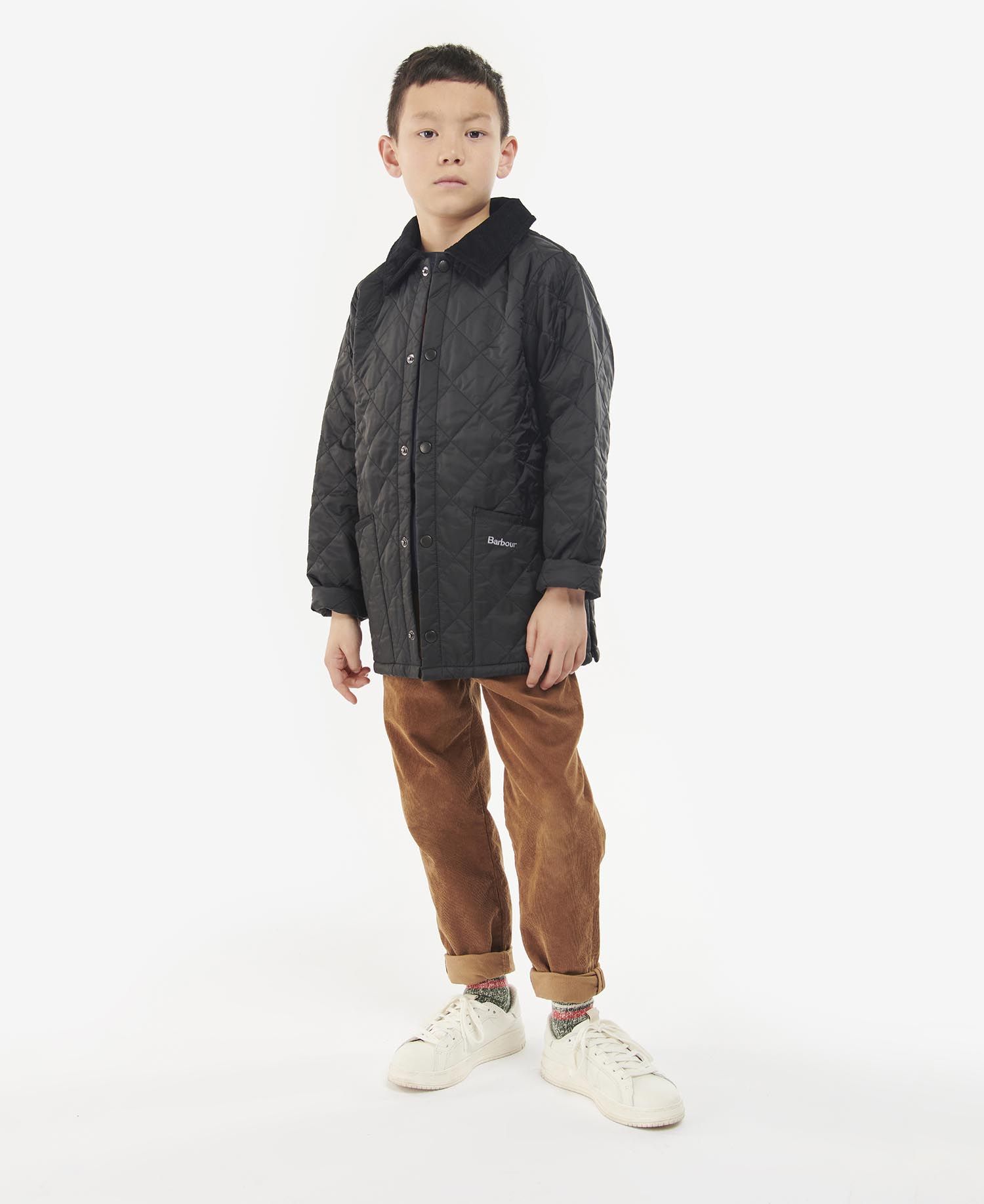 Barbour Liddesdale Kids' Jackets Black | 042196-BVL