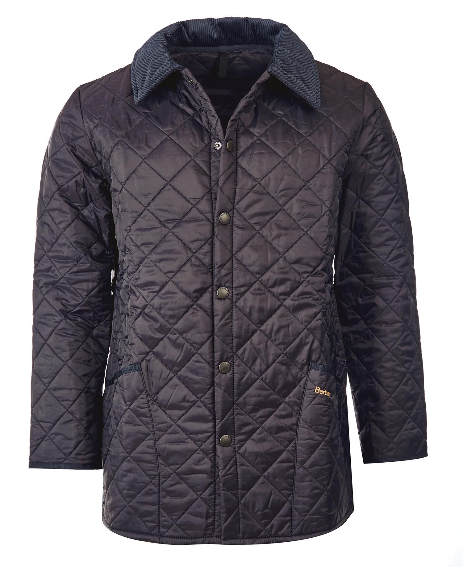 Barbour Liddesdale Men's Quilted Jackets Navy | 489573-DTF