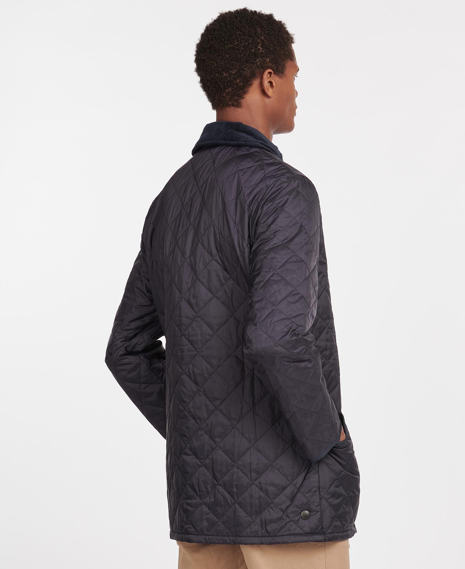 Barbour Liddesdale Men's Quilted Jackets Navy | 489573-DTF