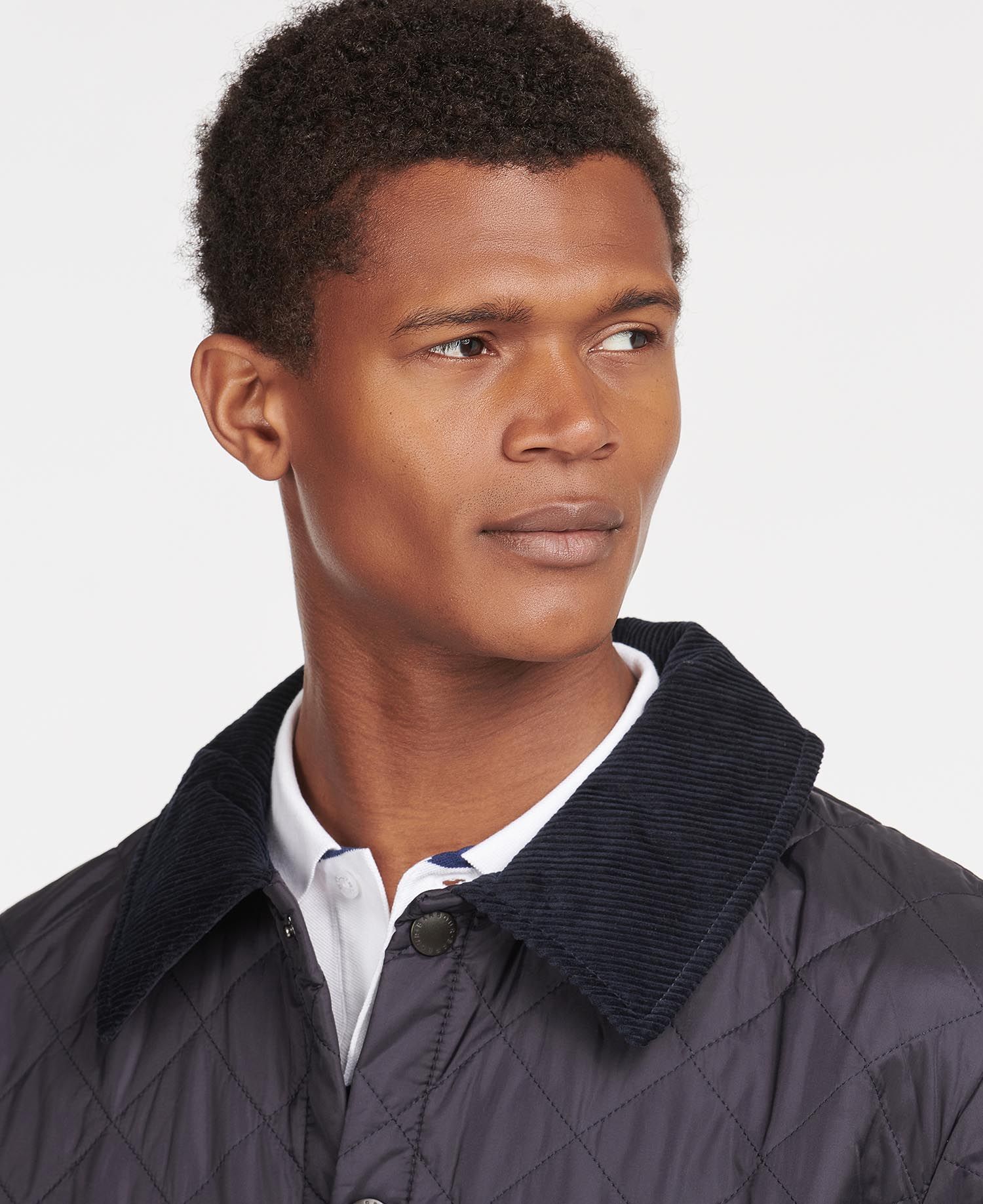 Barbour Liddesdale Men's Quilted Jackets Navy | 489573-DTF