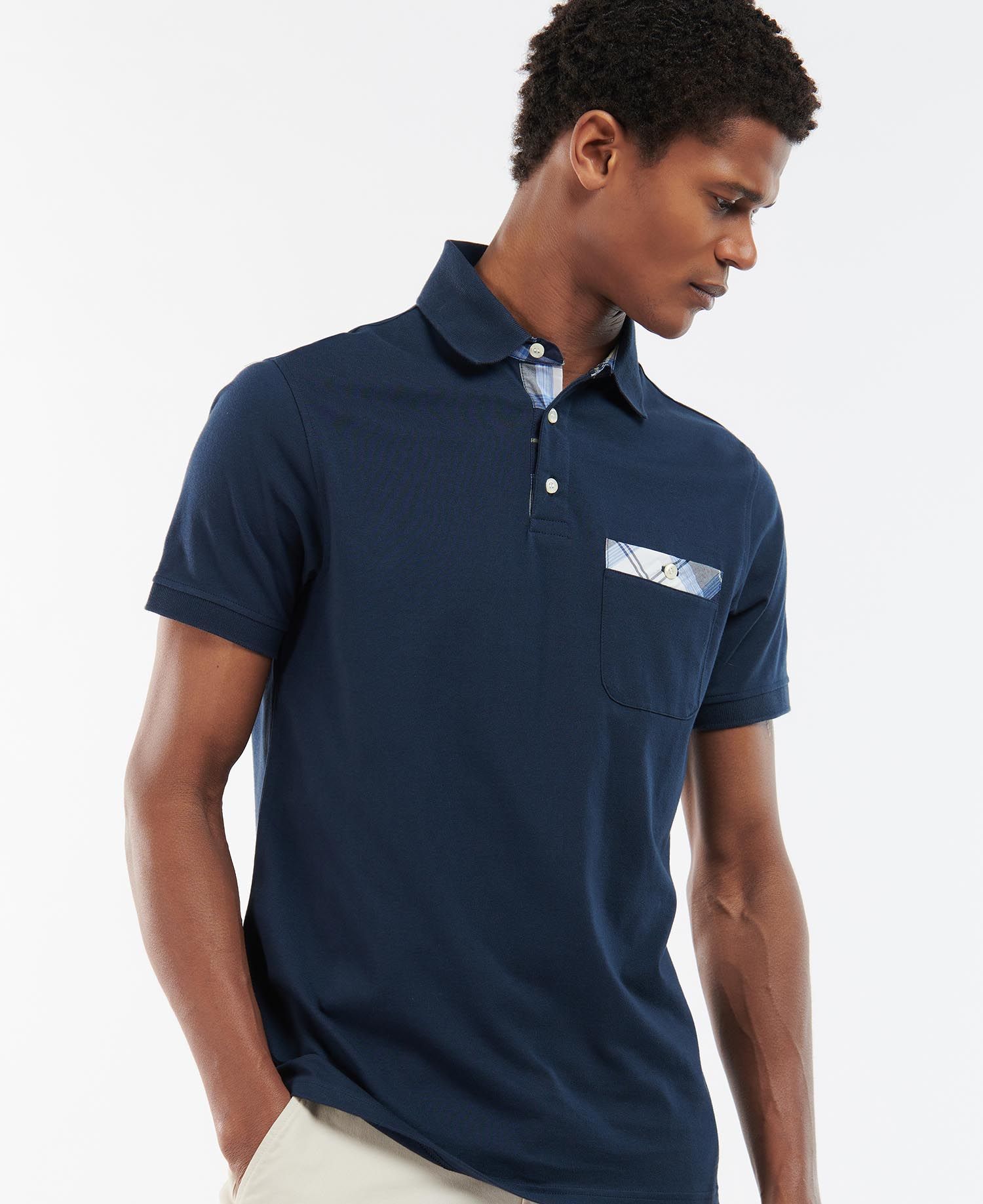 Barbour Lirst Men's Polo Shirts Blue | 406583-CFH