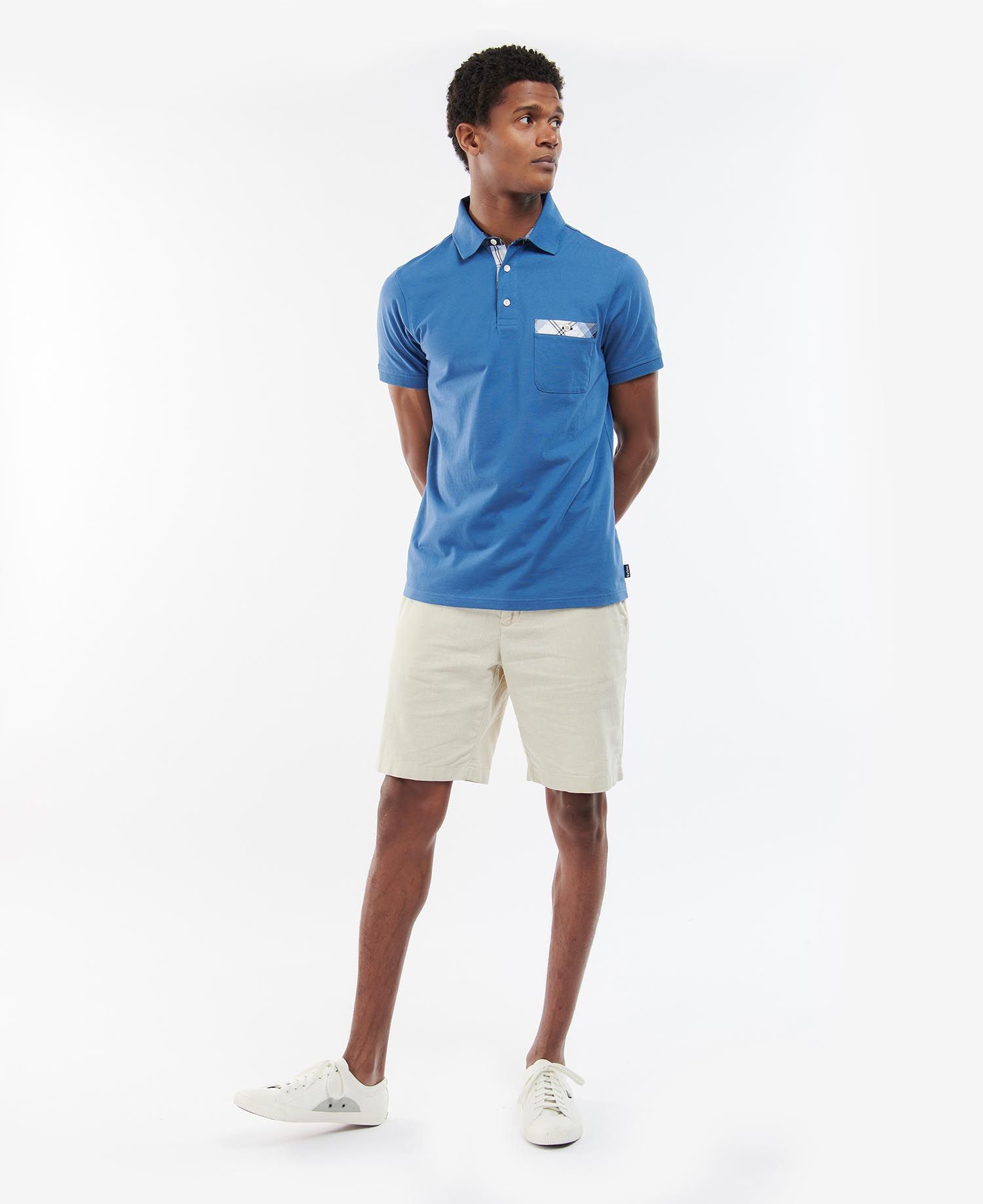 Barbour Lirst Men's Polo Shirts Blue | 921067-MTB