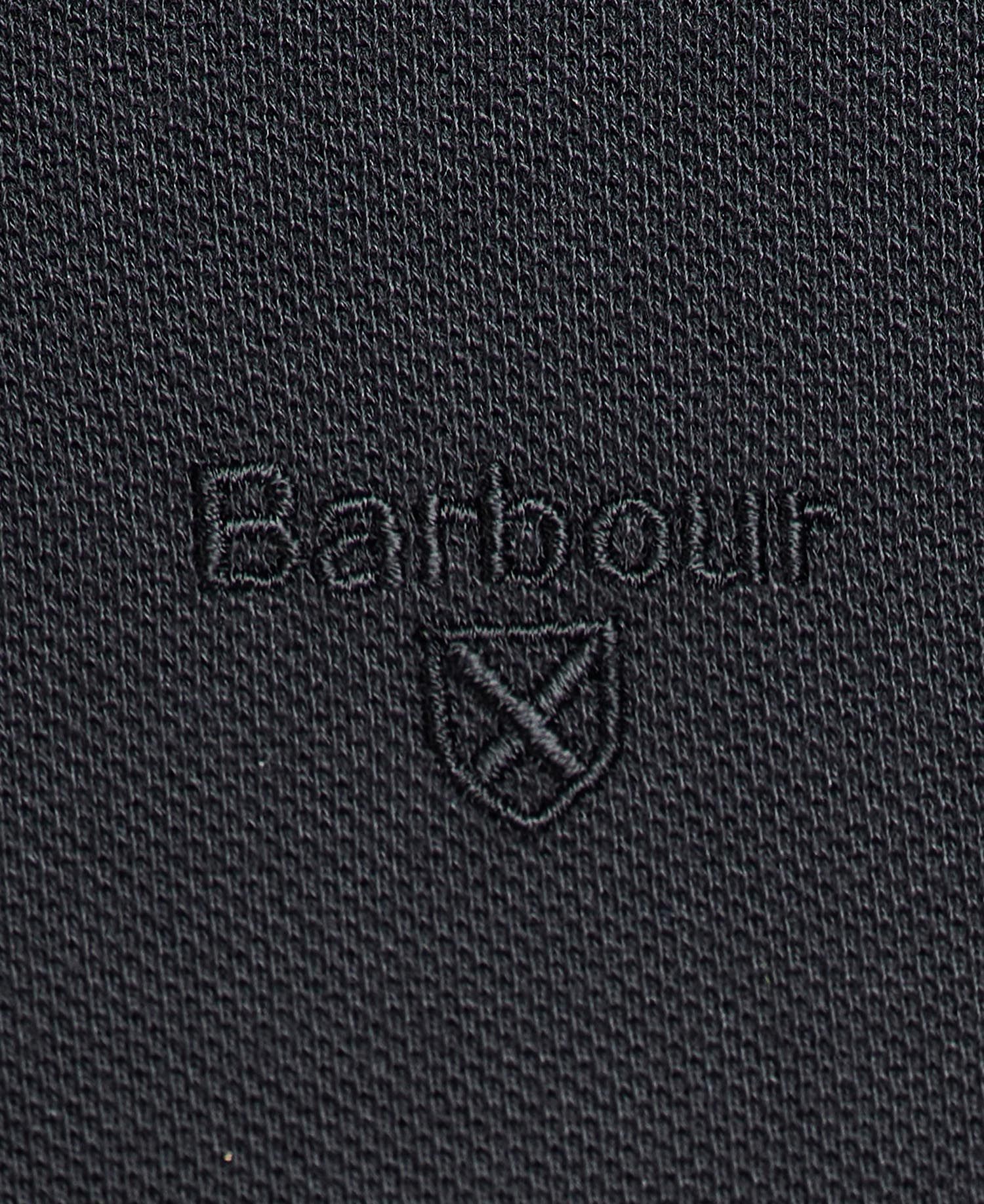 Barbour Long-Sleeved Sports Men's Polo Shirts Black | 893104-FWG