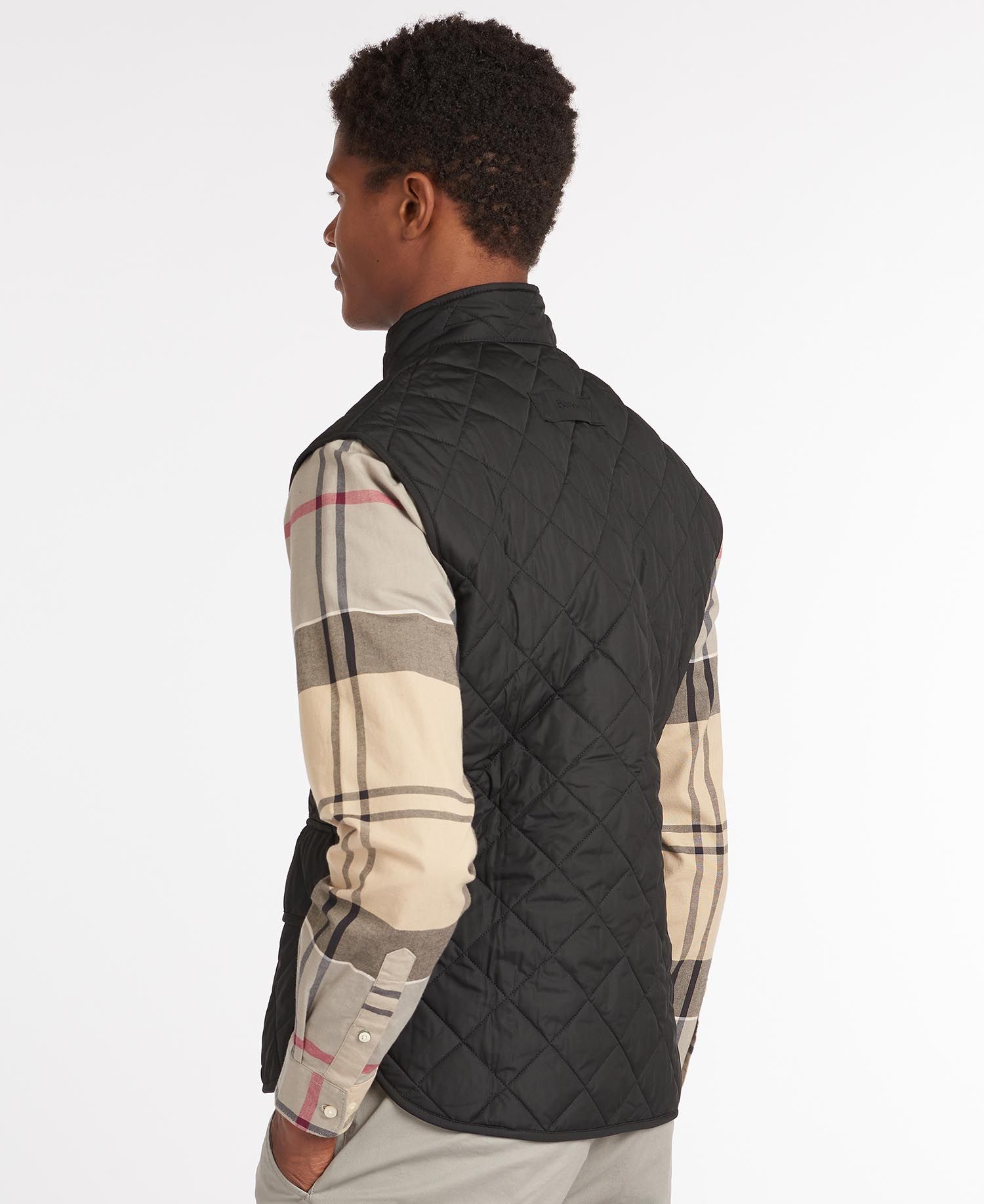 Barbour Lowerdale Men's Vest Black | 965423-JCU