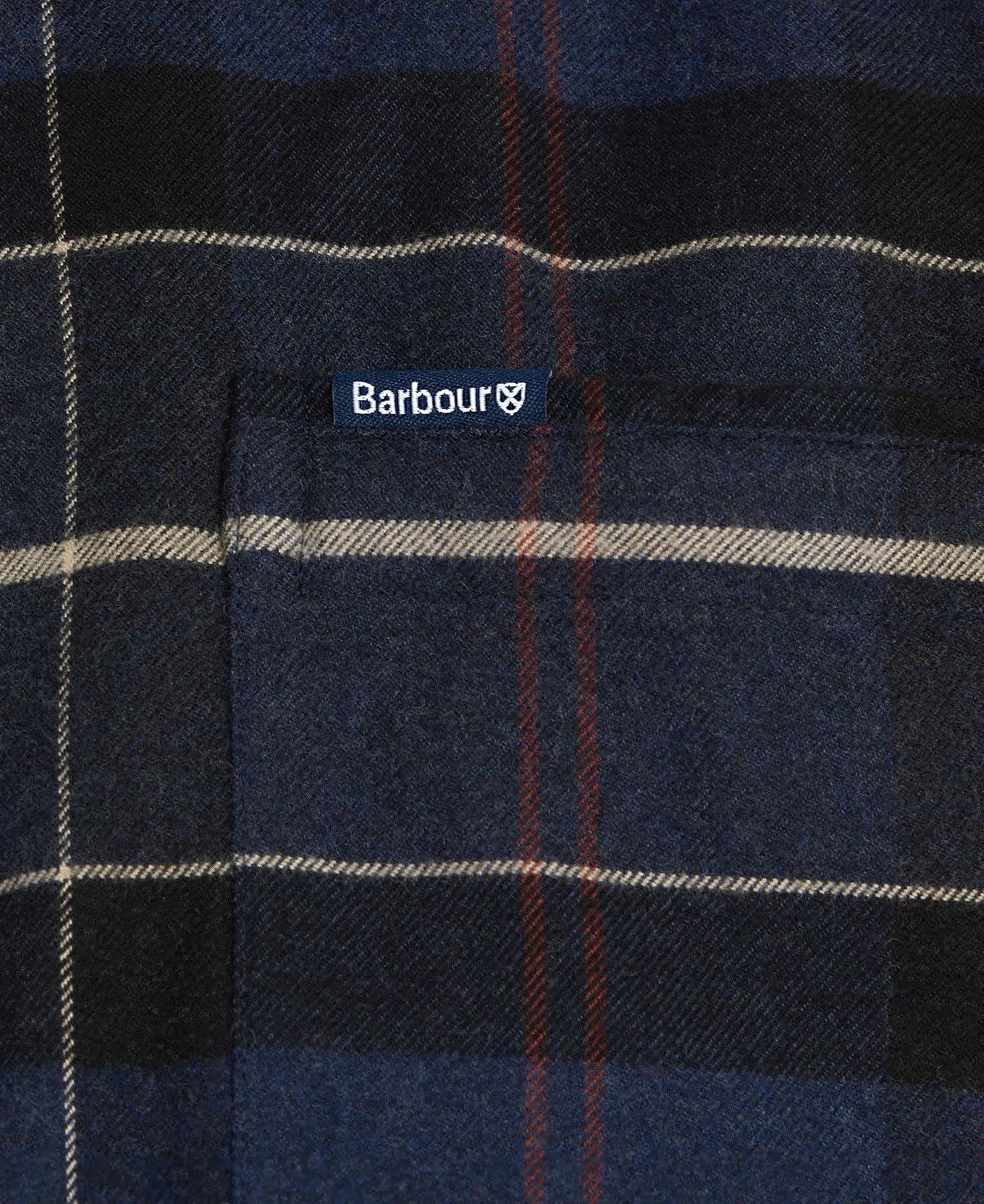 Barbour Lutsleigh Men's Shirts Navy | 046251-GHK