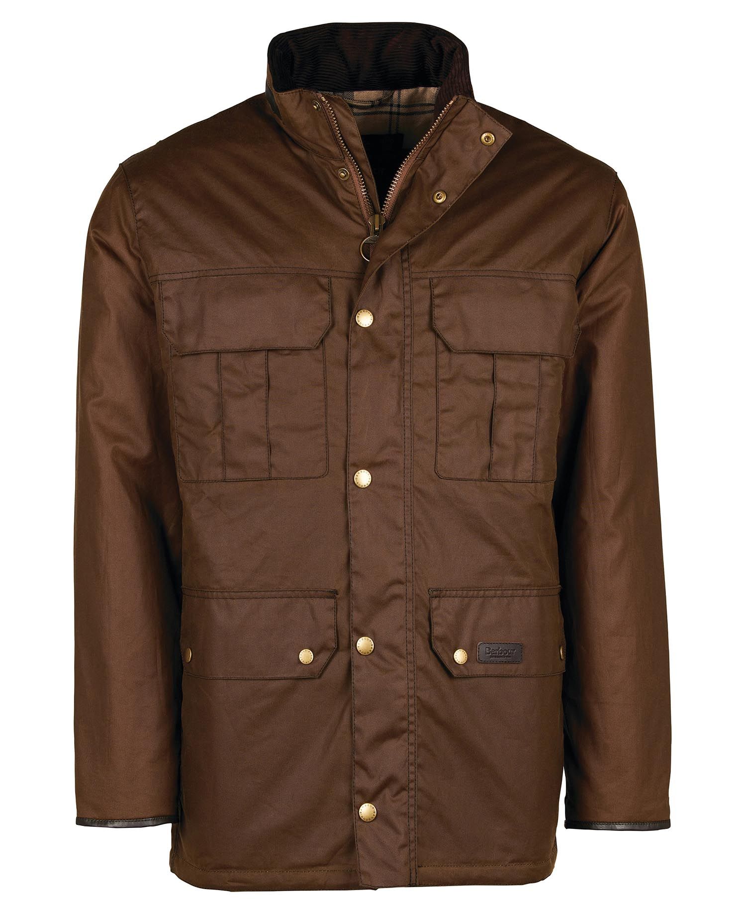 Barbour Malcolm Men's Waxed Jackets Olive | 168074-YIG