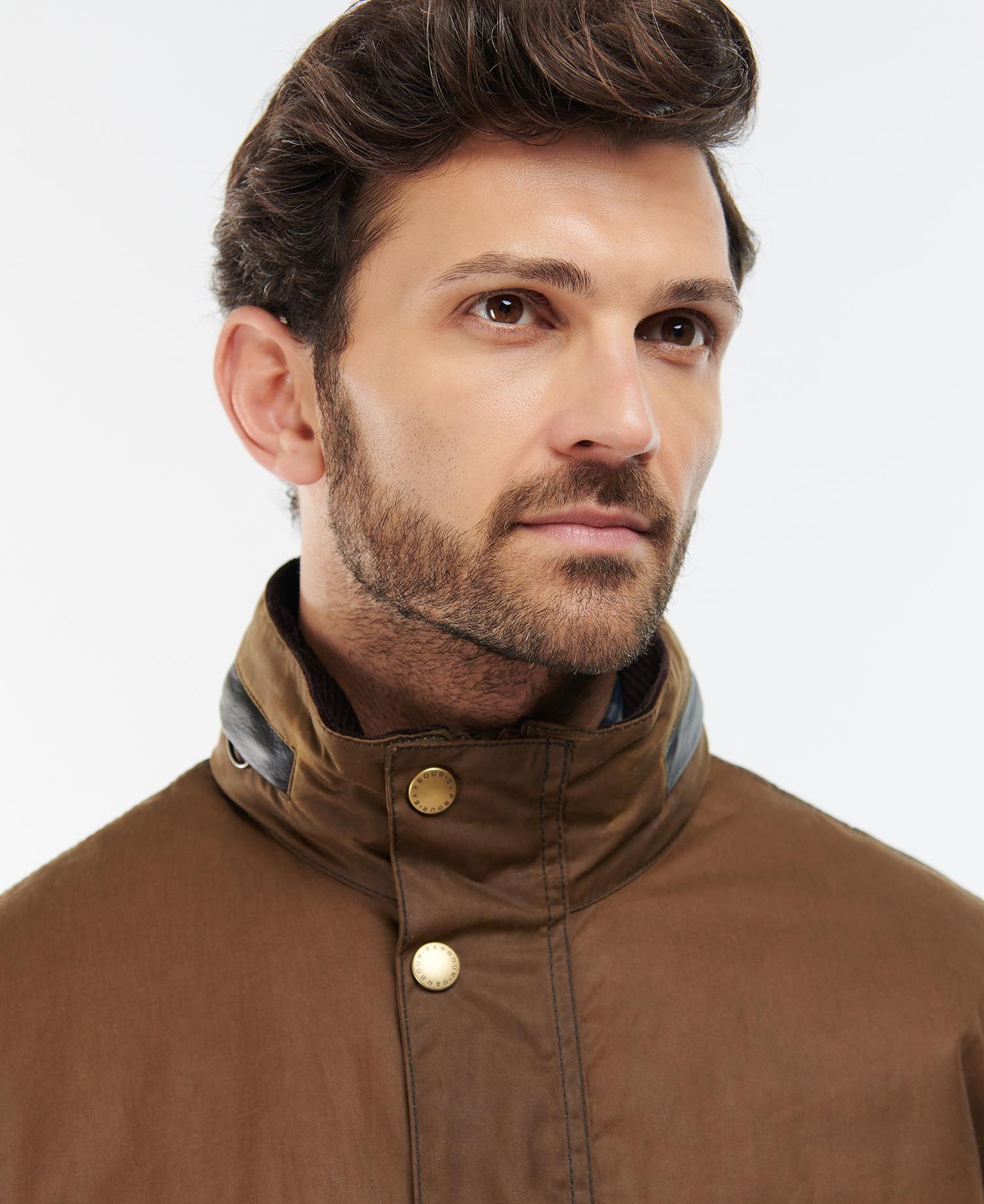 Barbour Malcolm Men's Waxed Jackets Olive | 168074-YIG