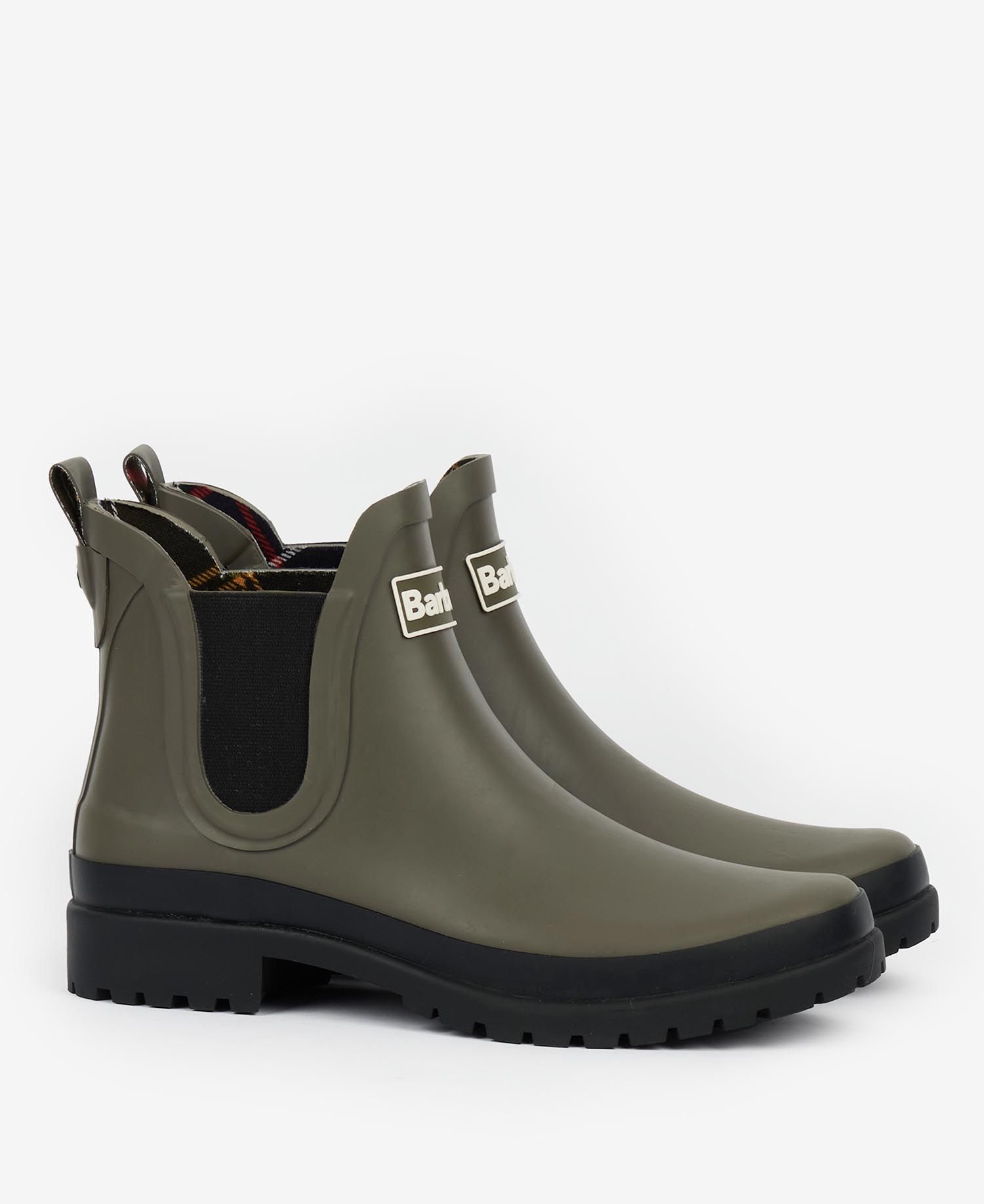 Barbour Mallow Wellingtons Women's Rain Boots Dark Olive | 764251-OBV