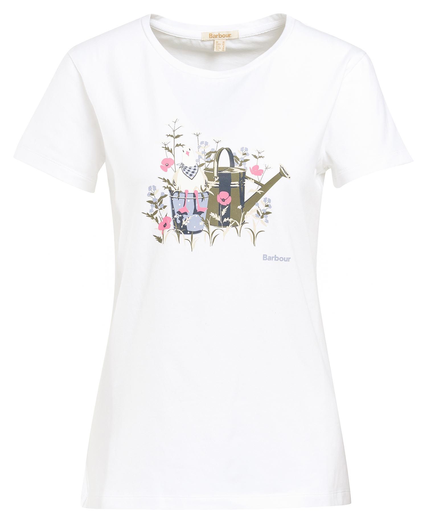 Barbour Melrose Women's T Shirts White | 238059-ORW