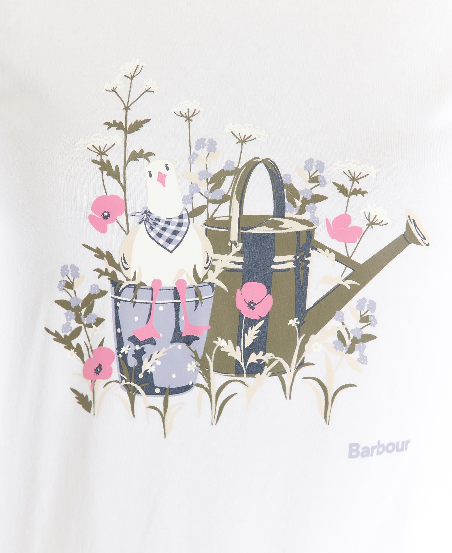 Barbour Melrose Women's T Shirts White | 238059-ORW