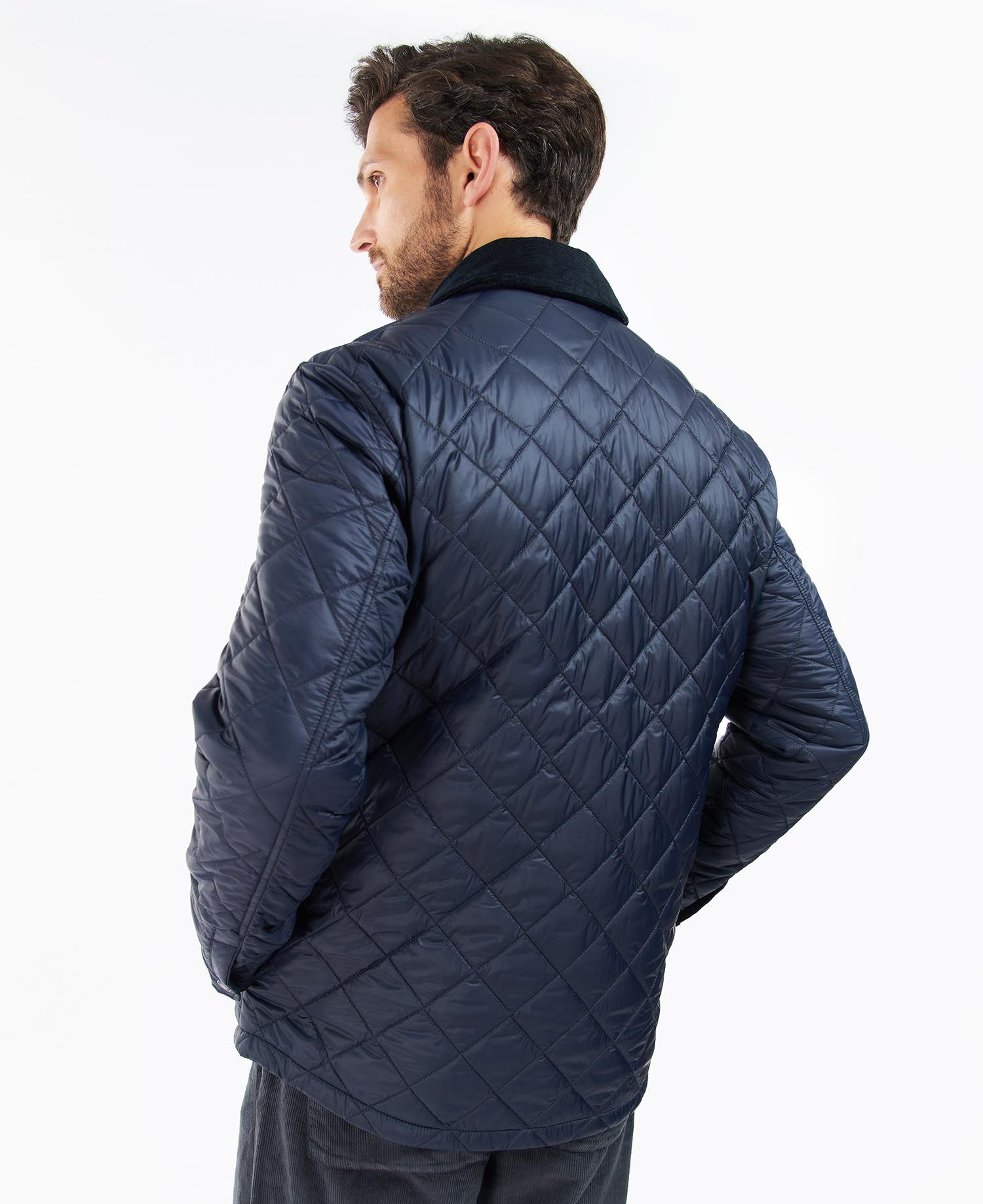 Barbour Men's Quilted Jackets Navy | 712496-ZOA